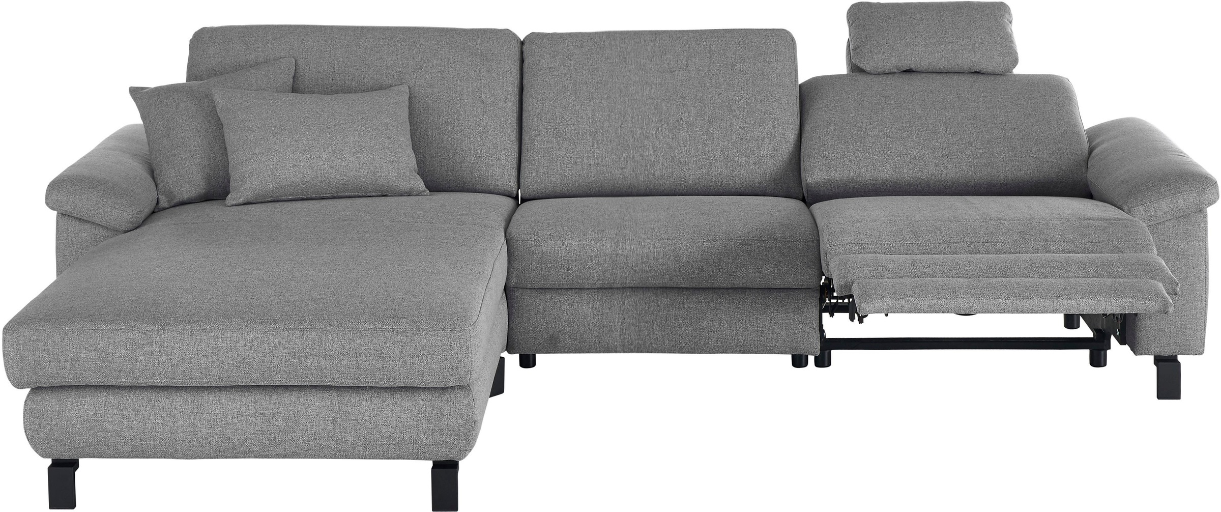 3C Candy Ecksofa »Mainau L-Form«, Relaxfunktion im 1,5-Sitzer, motorische Schlaffunktion in Longchair