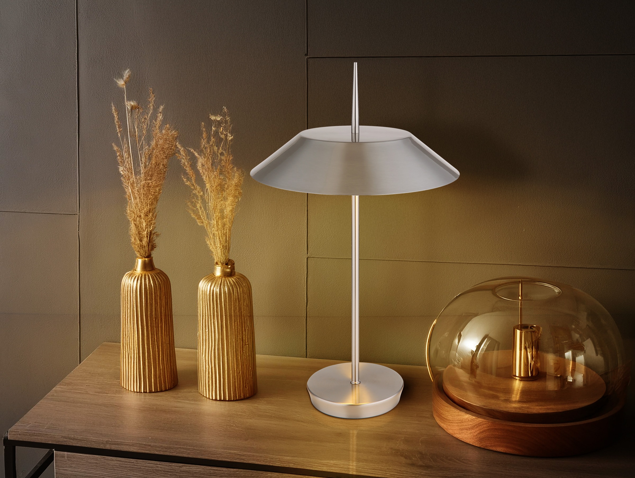 GLOBO LIGHTING Tischleuchte »BRENLOR« E27 1 Stk. Tischlampe Nachttischlampe günstig online kaufen