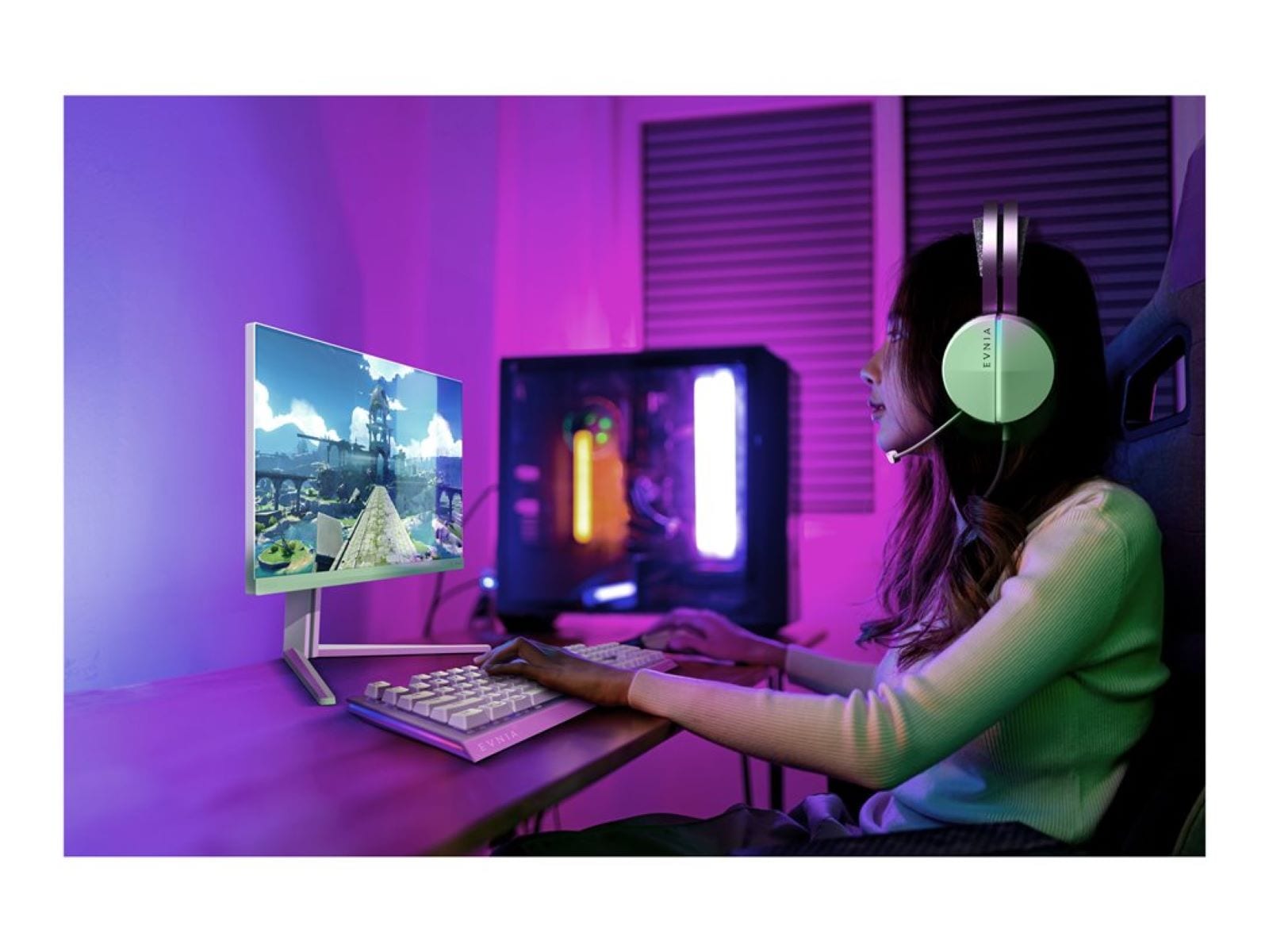 Philips Gaming-LED-Monitor »24M2N3201A«, 60,5 cm/24 Zoll, 1920 x 1080 px, Full HD, 0,5 ms Reaktionszeit, 180 Hz, Höhe, Pivot (Rotation), Drehung, Neigung, Lautsprecher