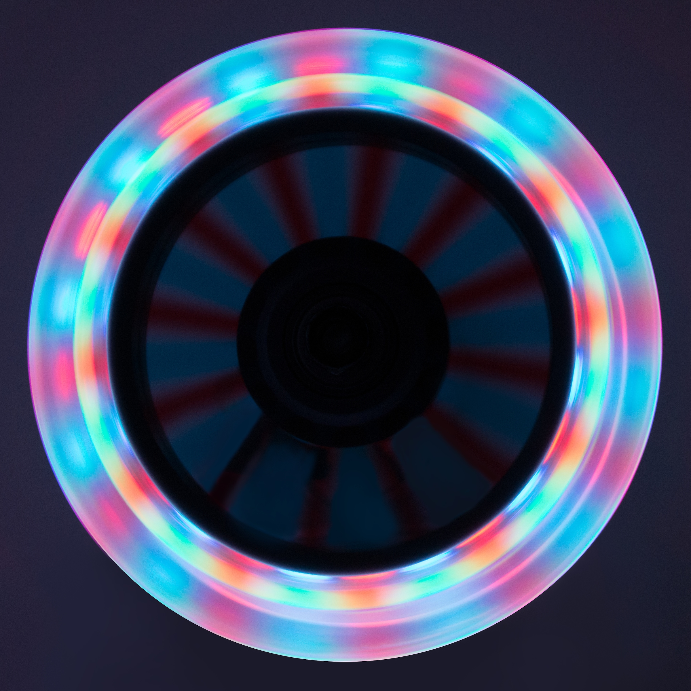 Muuwmi Scooter »Aluminium Scooter 125 mm mit Leuchtrollen«