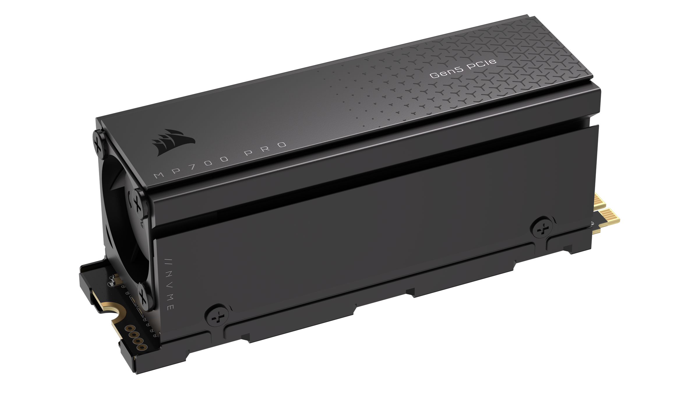 Corsair interne SSD »MP700 PRO 1TB M.2 NVMe PCIe Gen. 5 x4 SSD with Cooler«, Anschluss M.2, Microsoft DirectStorage