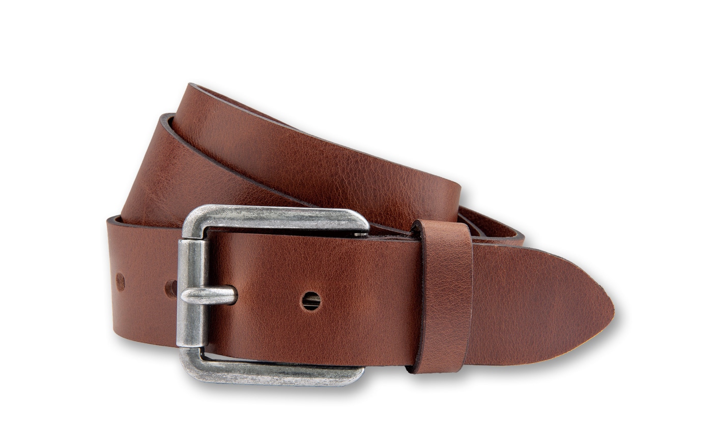 BERND GÖTZ Ledergürtel »Ledergürtel mit Dornschließe und dekorativer Rollhülse«