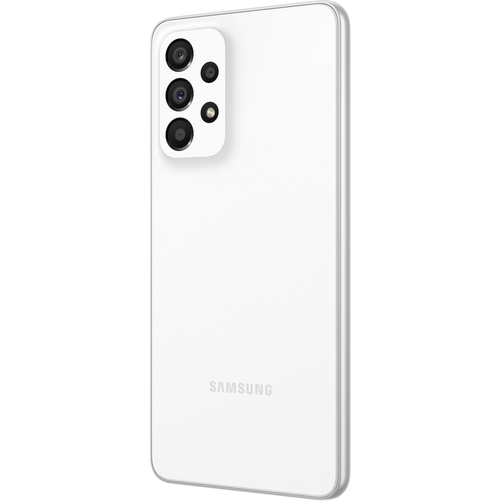 Samsung Smartphone »Galaxy A33 5G«, Awesome White, 16,21 cm/6,4 Zoll, 128 GB Speicherplatz, 48 MP Kamera