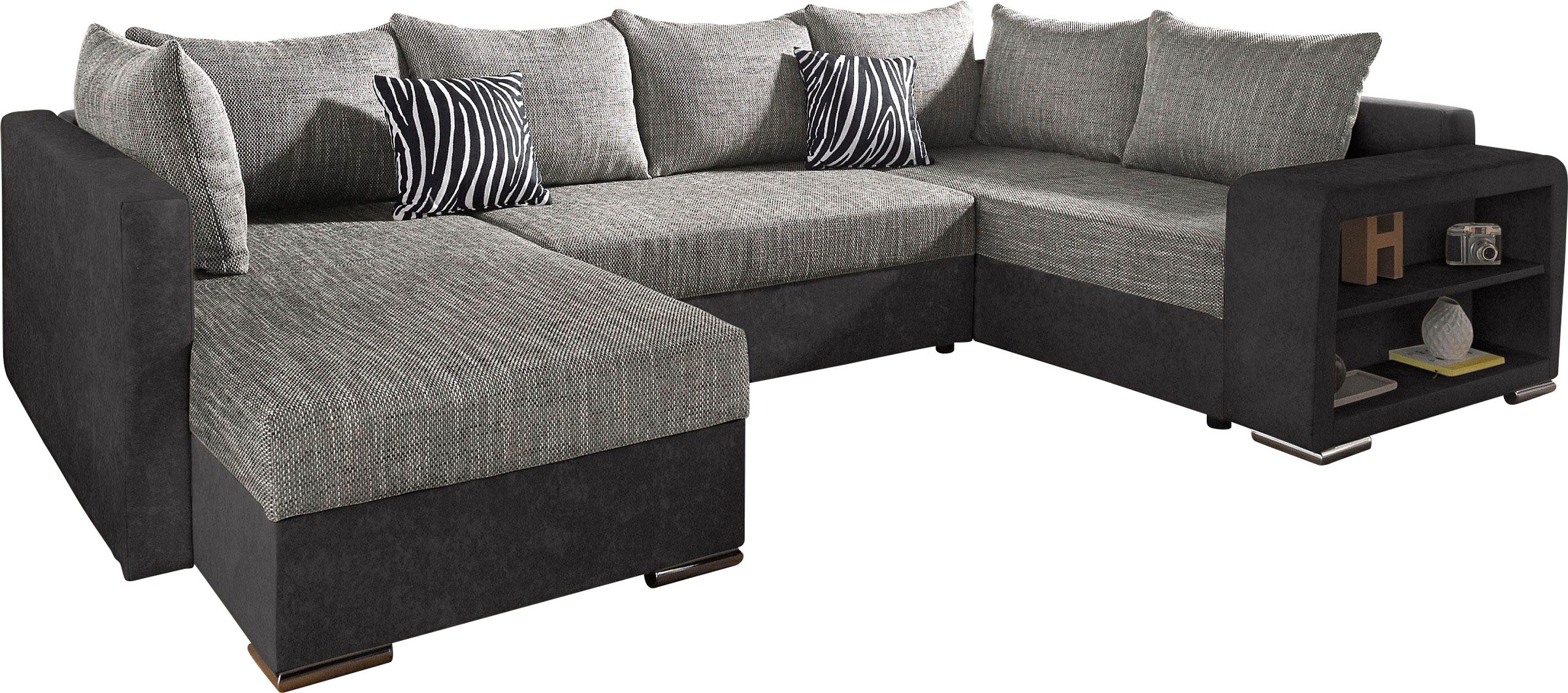 COLLECTION AB Wohnlandschaft "John U-Form" mit Bettfunktion, wahlweise mit günstig online kaufen