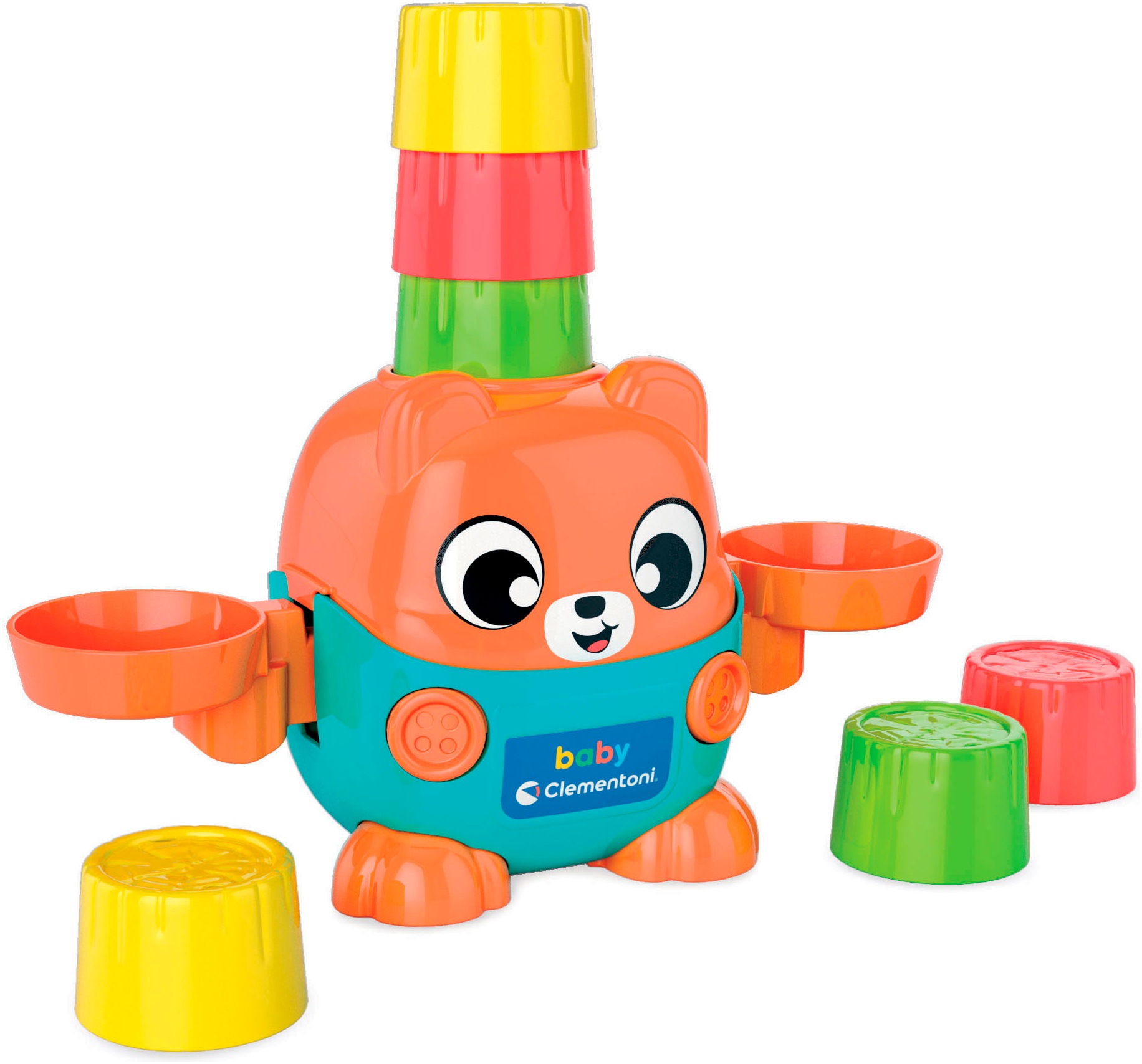 Clementoni® Steckspielzeug »Baby Clementoni, Stapel-Bär«, Made in Europe