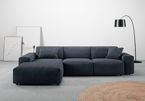 andas Ecksofa »Glimminge auch in Breitcord, Feincord, Bouclé + Easy care-Be günstig online kaufen