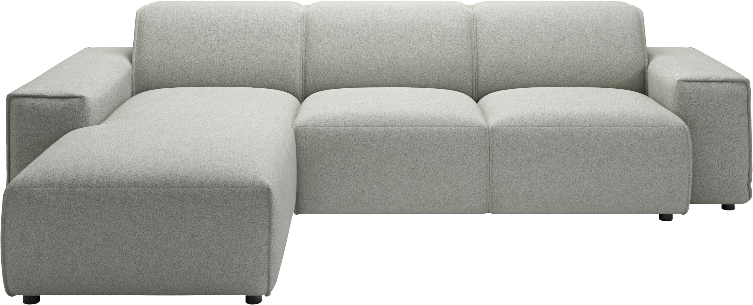 andas Ecksofa »Glimminge L-Form auch in Breitcord, Feincord + Easy care-Bezug,«, Breite 264, Zierkissen