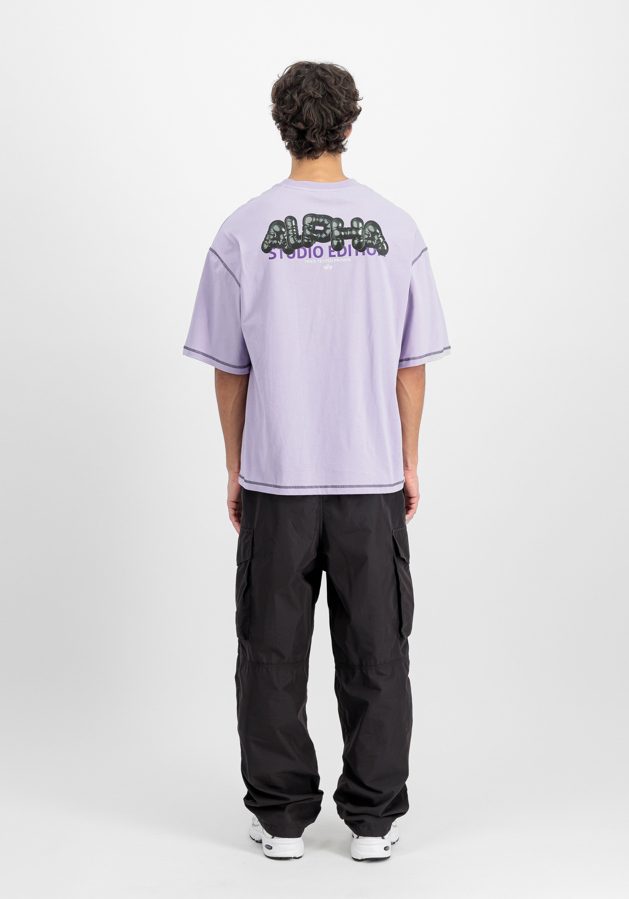 Alpha Industries T-Shirt »Alpha Industries Men - T-Shirts Studio Bubble Backprint T-Shirt«