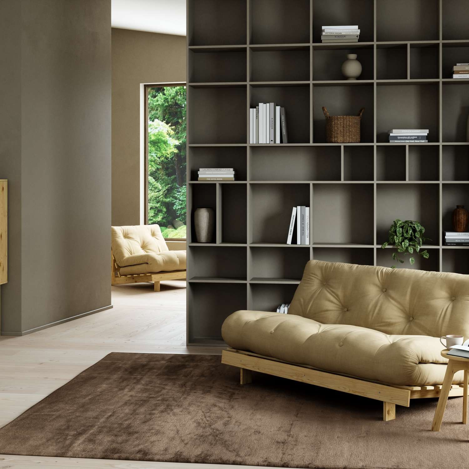 Karup Design Daybett »Roots Schlafsofa, Gästebett, Sofa inkl. Futonmatratze«, Liegefläche 90/140/160 x200 cm, FSC® zertifizierte Kiefer