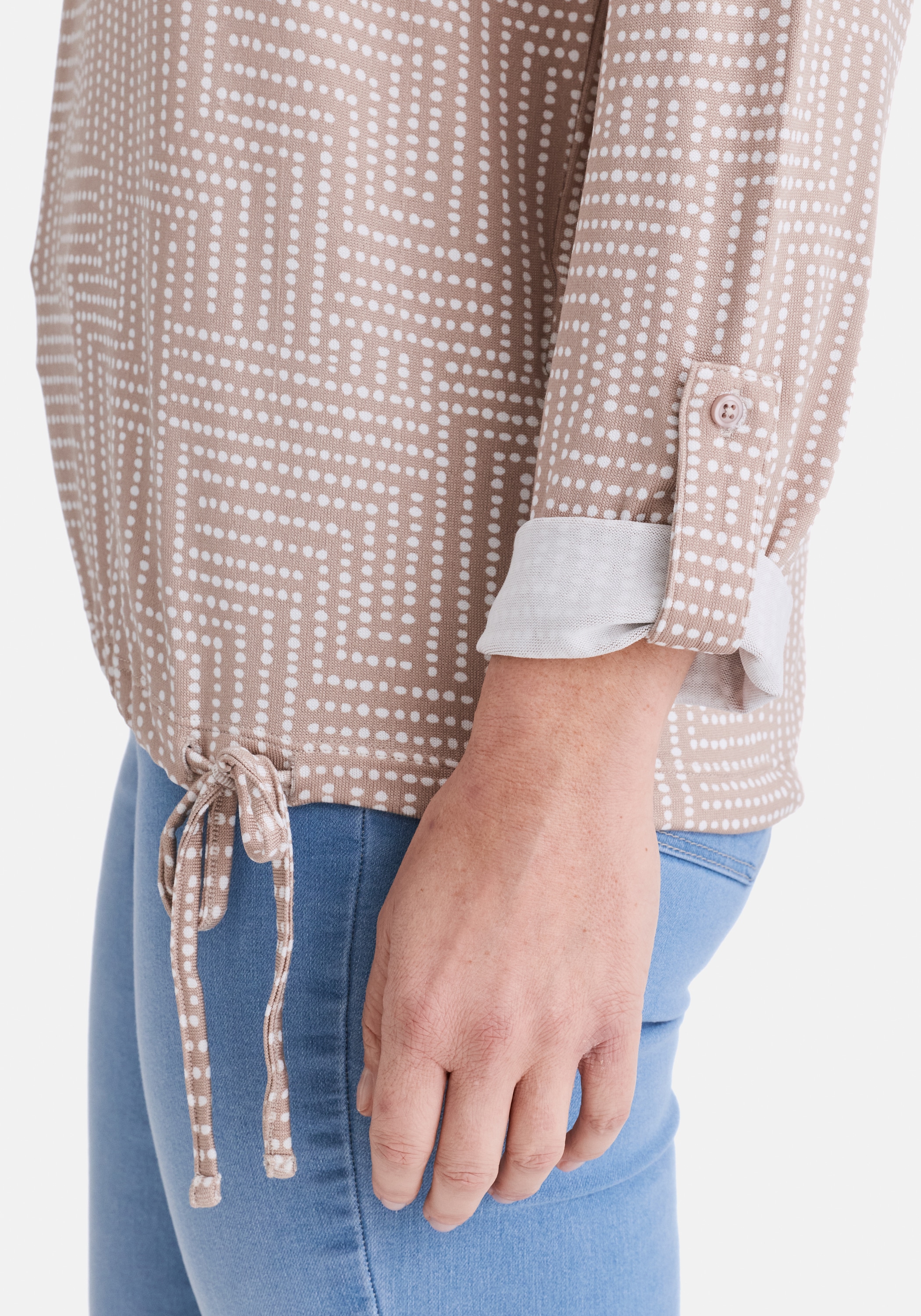 STOOKER WOMEN Langarmshirt »CARLY Langarmshirt Rundhals« Loose Fit Shirt Rundhals Langarm für Damen