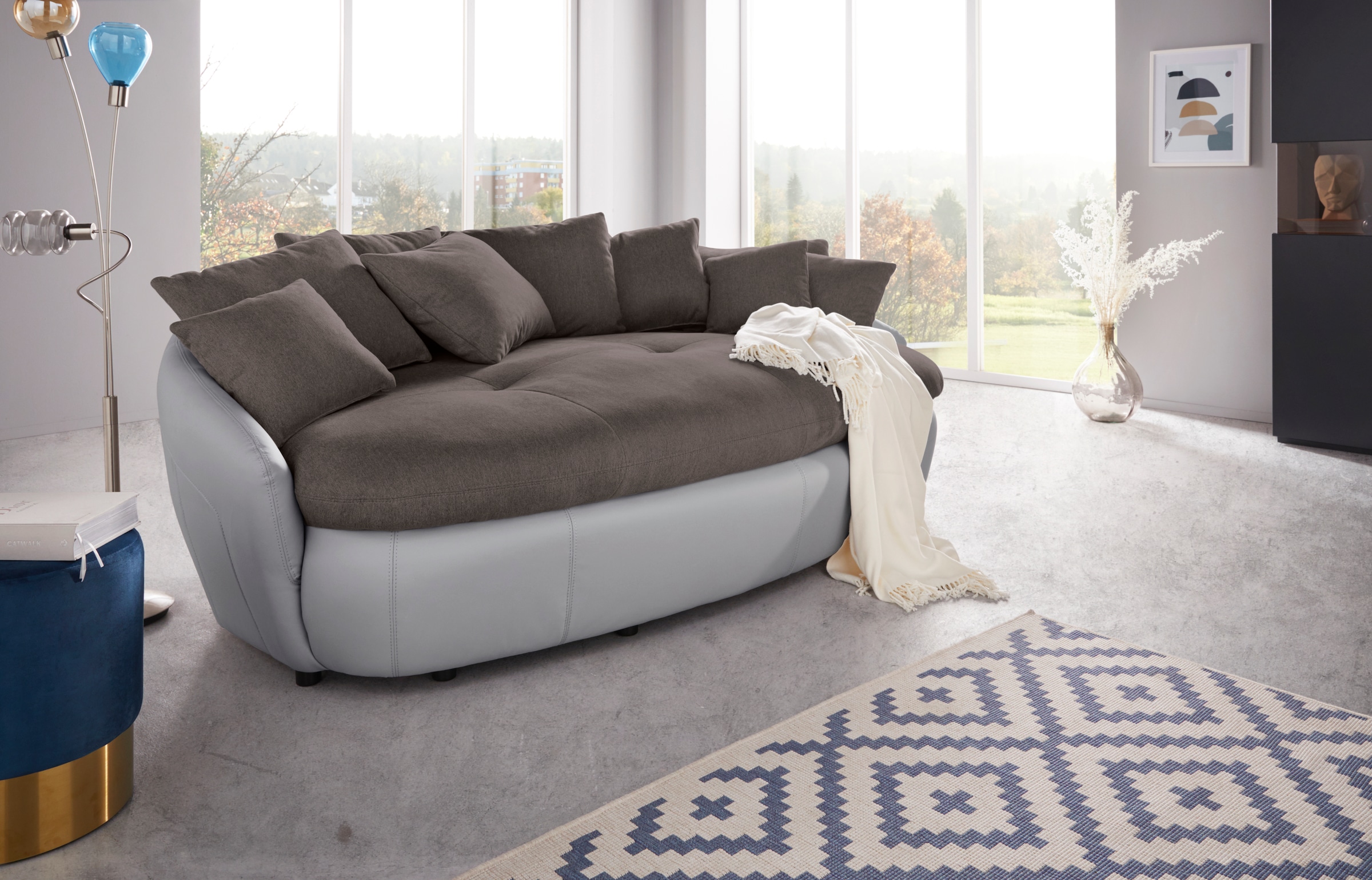 INOSIGN Big-Sofa "Aruba" gemütliches Megasofa in XXL in organischer Form mi günstig online kaufen