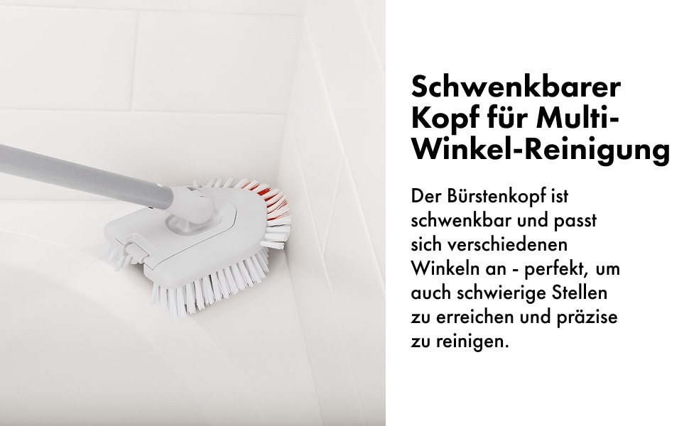 OXO Good Grips Ersatzbürste »OXO Nachfüllpackung für ausziehbare Badewannen« 1 Stk. aus Kunststoff | Nylon robuste Borsten und schwenkbarer Kopf