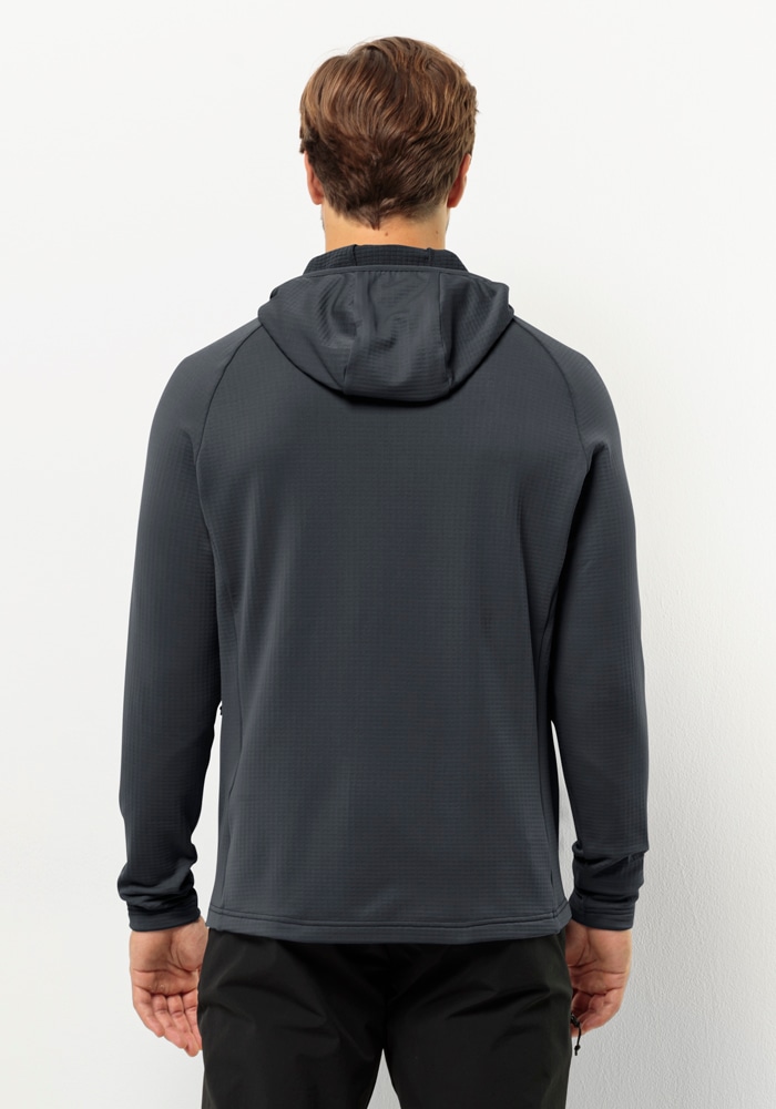 Jack Wolfskin Fleecejacke »KOLBENBERG HOODED FZ M«, mit Kapuze