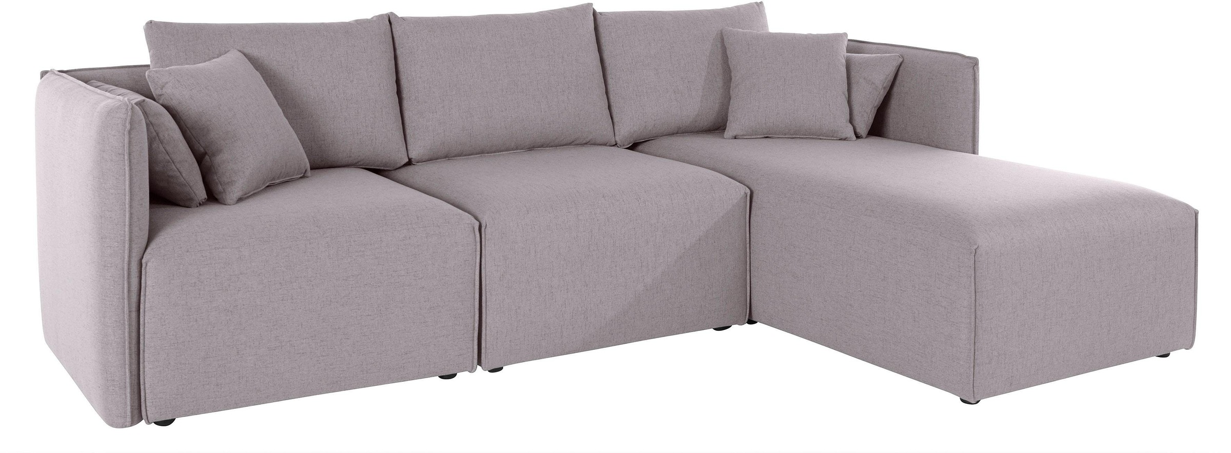 andas Ecksofa »Nöre«, (3 Teile), zusammengesetzt aus Modulen, in vielen Bezugsqualitäten und Farben