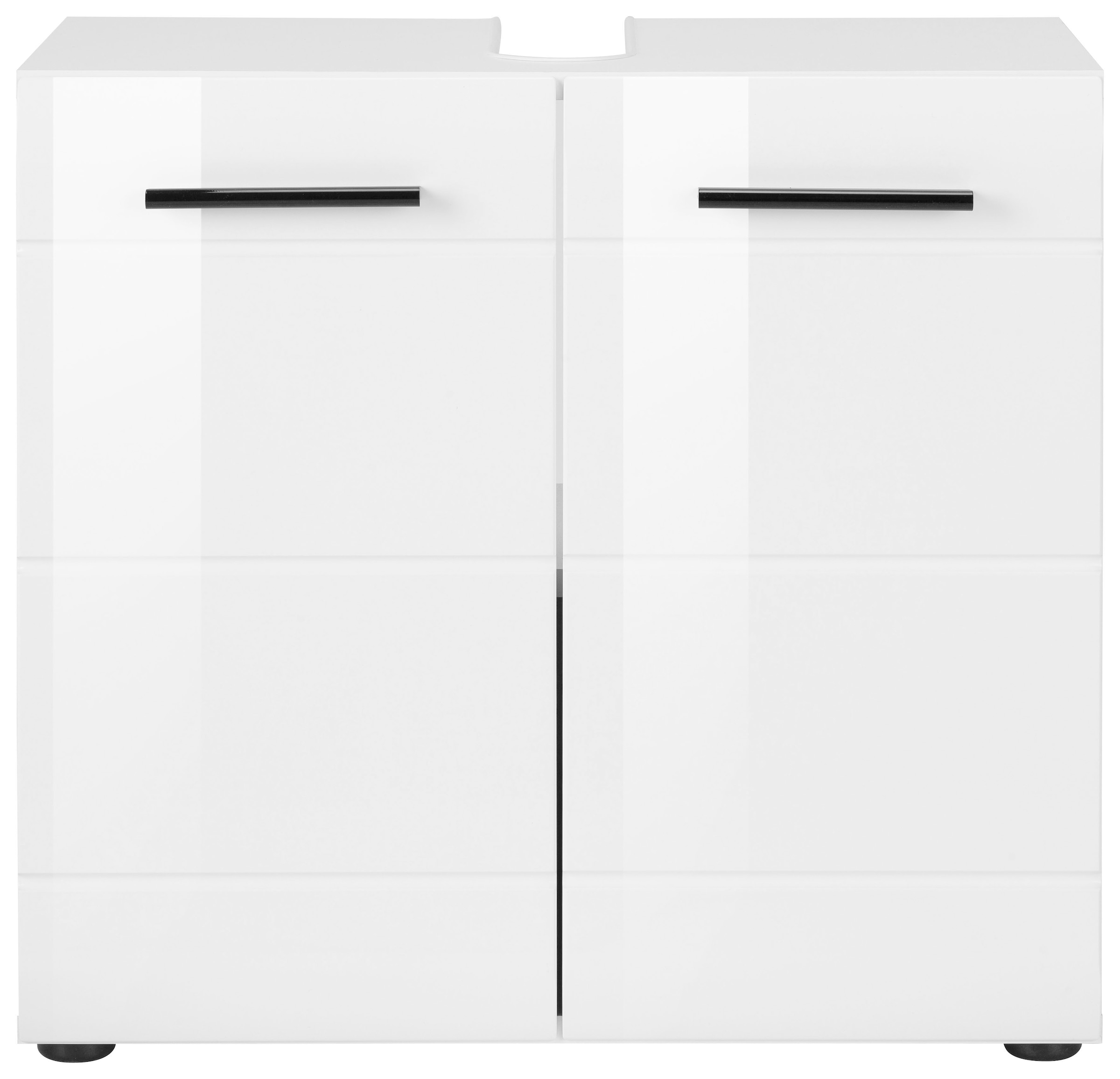 welltime Waschbeckenunterschrank »Sovana« Waschtisch mit verstellbarem Fach - Maße (B/T/H) 60/31/56 cm
