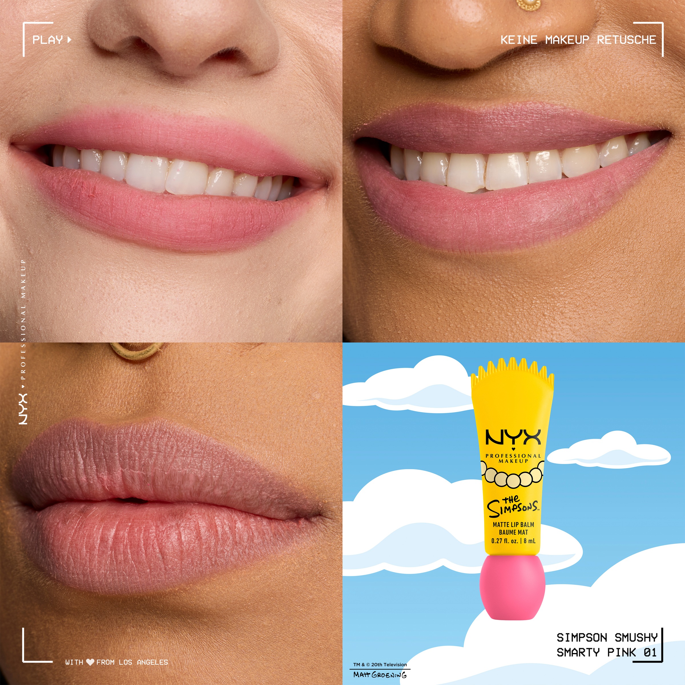 NYX PROFESSIONAL MAKEUP Lippenbalsam »SIMPSON SMUSHY LIP BALM«