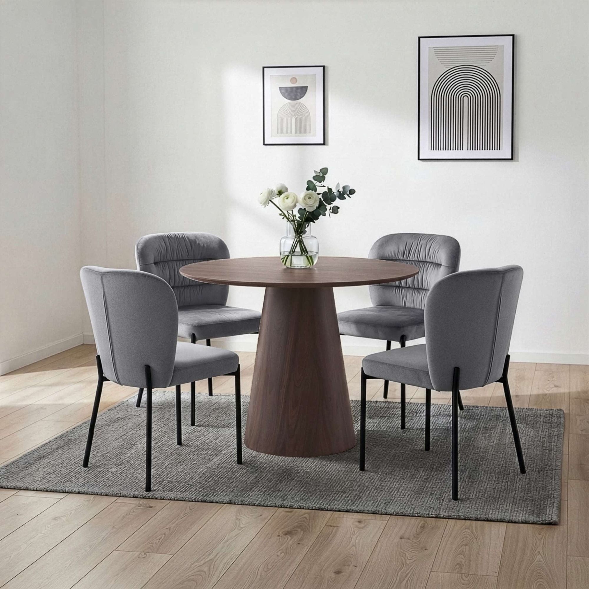 OTTO home Esstisch »Mincio« Runder Esstisch, Holzoptik, Durchmesser 100 cm