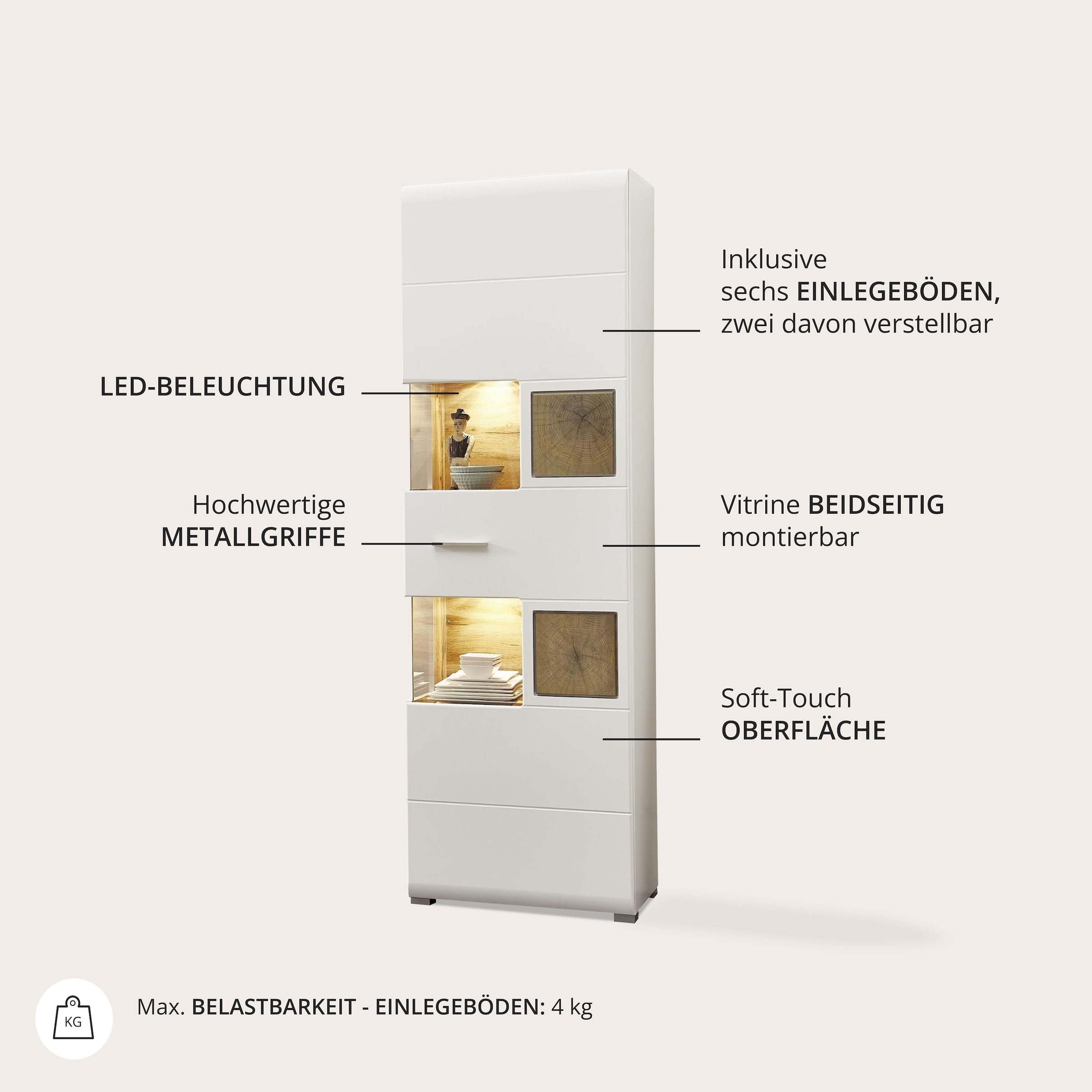 Innostyle Vitrine »FUN PLUS«