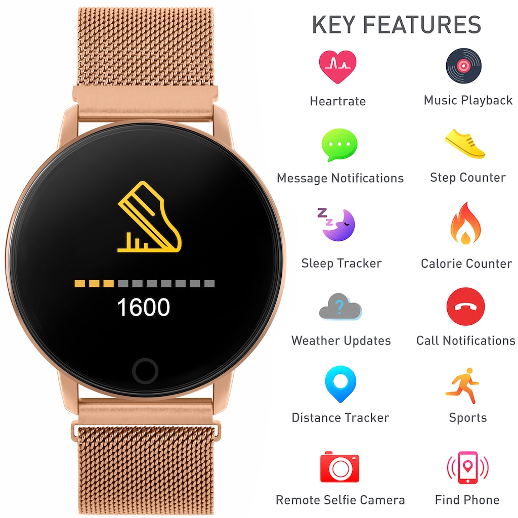 REFLEX ACTIVE Smartwatch »Serie 5, RA05-4016«