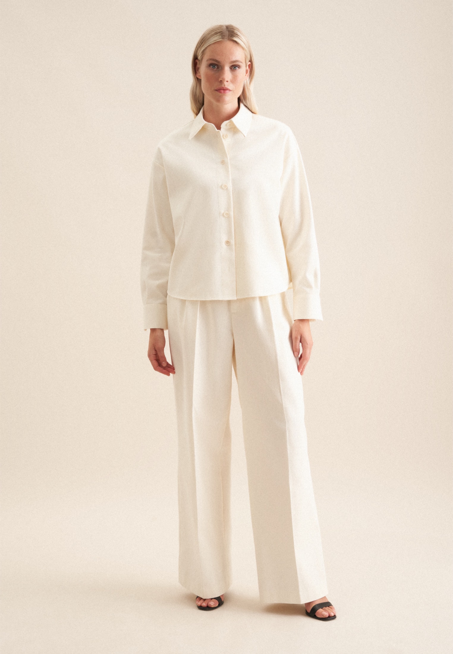 seidensticker Hemdbluse »Schwarze Rose« 1/1 Kragen Uni