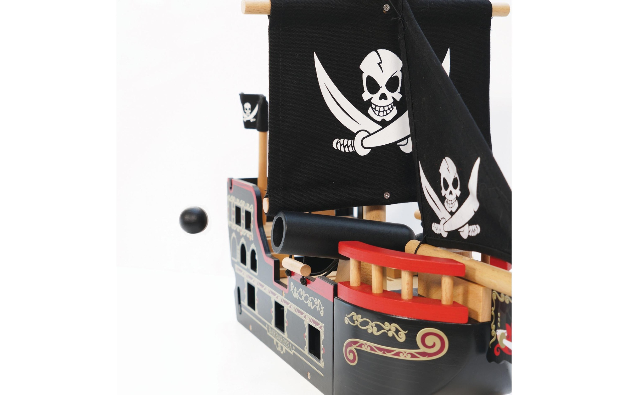 Le Toy Van Puppen Spielcenter »VAN Barbarossa-Piratenschiff«