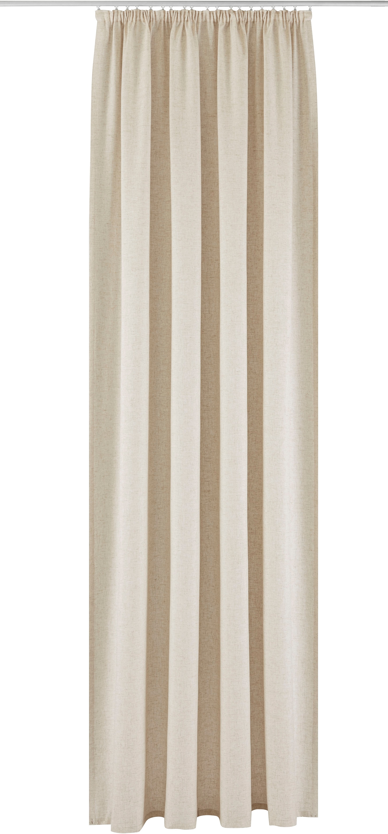 my home Gardine »Rudy«, (1 St.), Halbtransparent, Leinenlook, Polyester-Lei günstig online kaufen