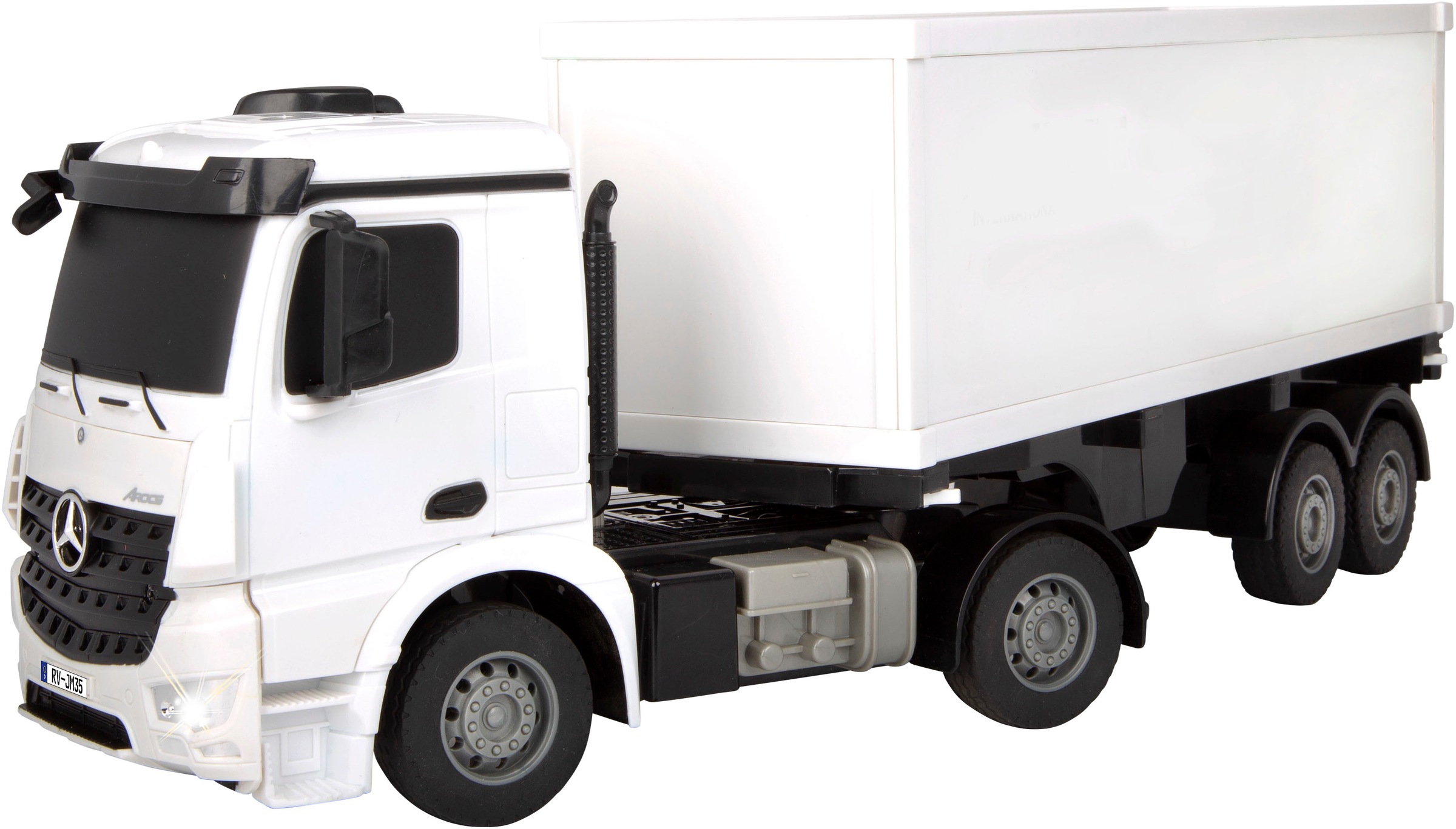 Jamara RC-Auto »Container LKW Mercedes-Benz Arocs 1:26 2,4GHz«, mit LED Licht