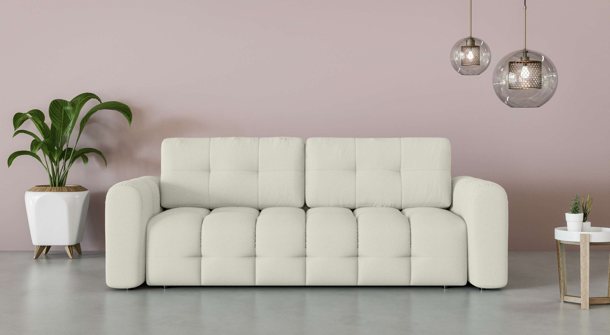 INOSIGN 3-Sitzer "Manilla, wahlweise mit Bettfunktion, B/T/H 265/117/91 cm" günstig online kaufen