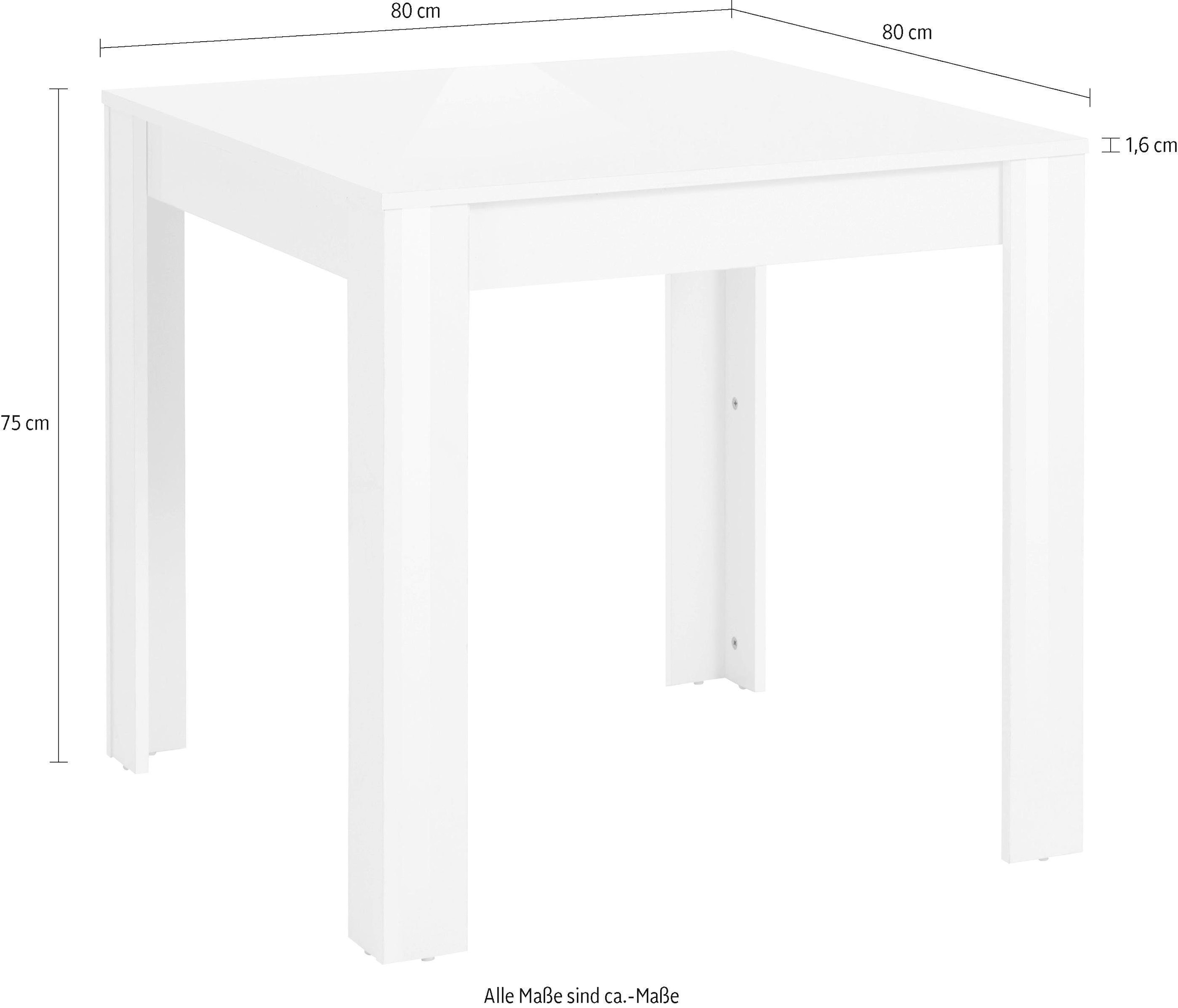 INOSIGN Esstisch, Breite auf kaufen 120 cm 80 Rechnung oder