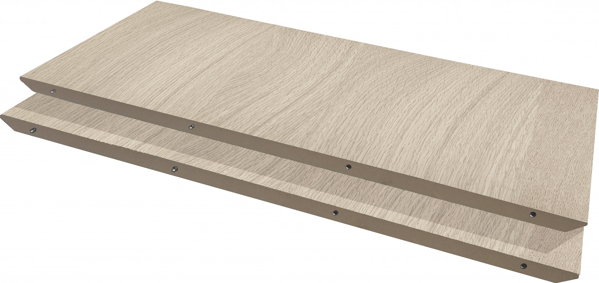 Hammel Furniture Esstisch »Meza by Hammel«, (1 St.), rechteckige Tischplatte MDF, Massivholzgestell, mit 2 Einlegeplatten