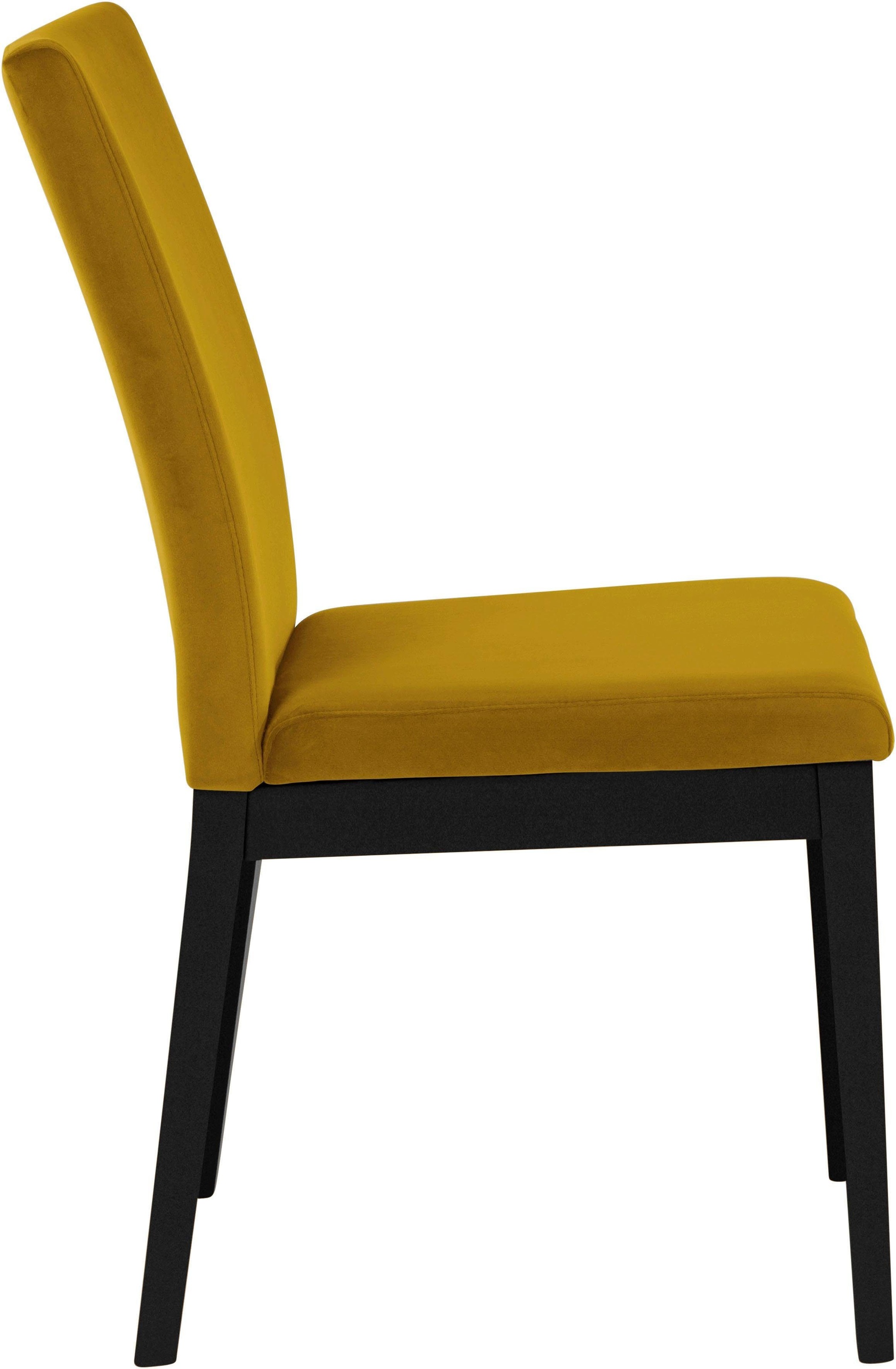 Home affaire Stuhl »Dendres«, (Set), 2 St., Luxus-Microfaser