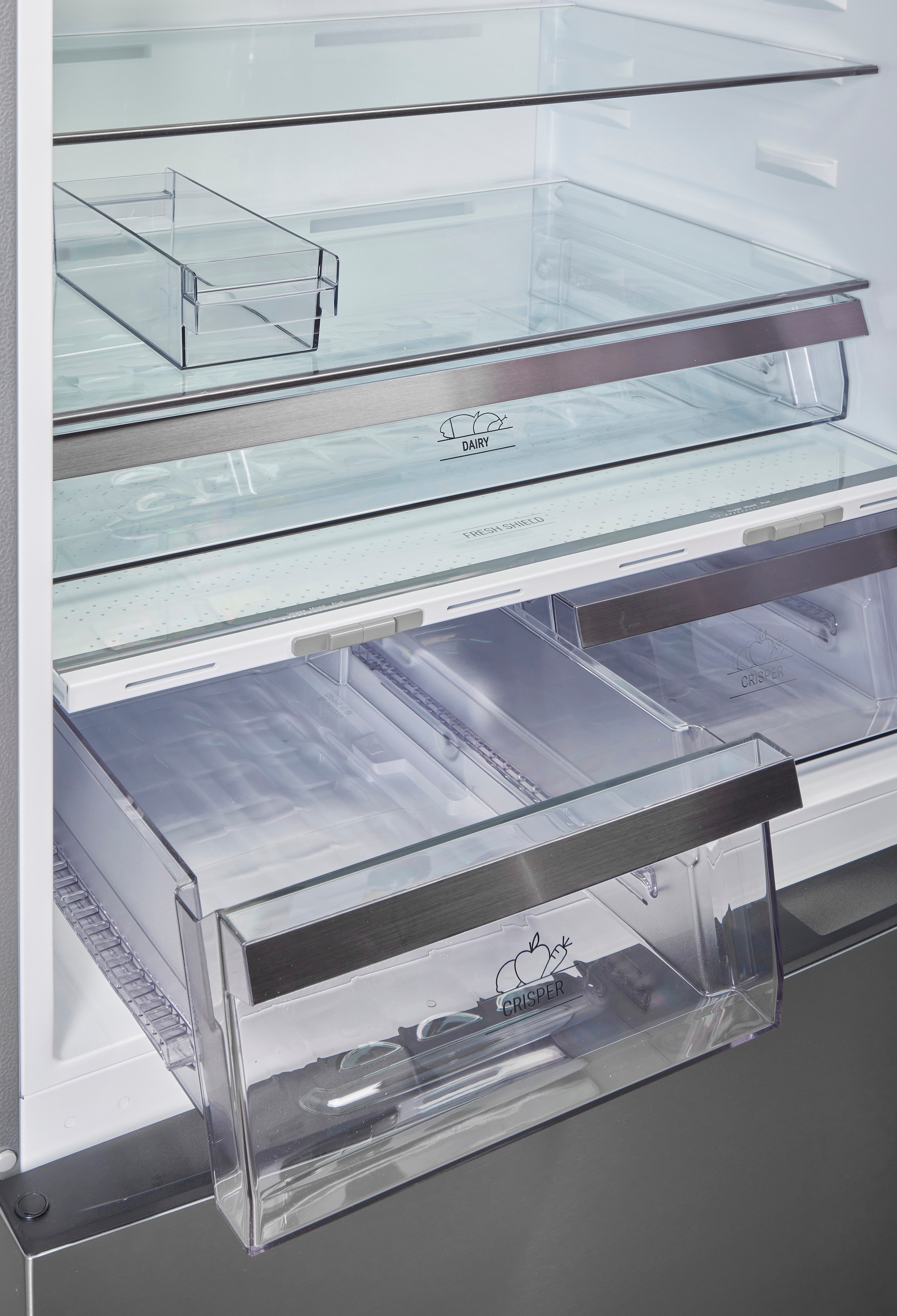 BAUKNECHT Kühl-/Gefrierkombination »KGD 83XLC IN« 193 cm hoch 83,2 cm breit