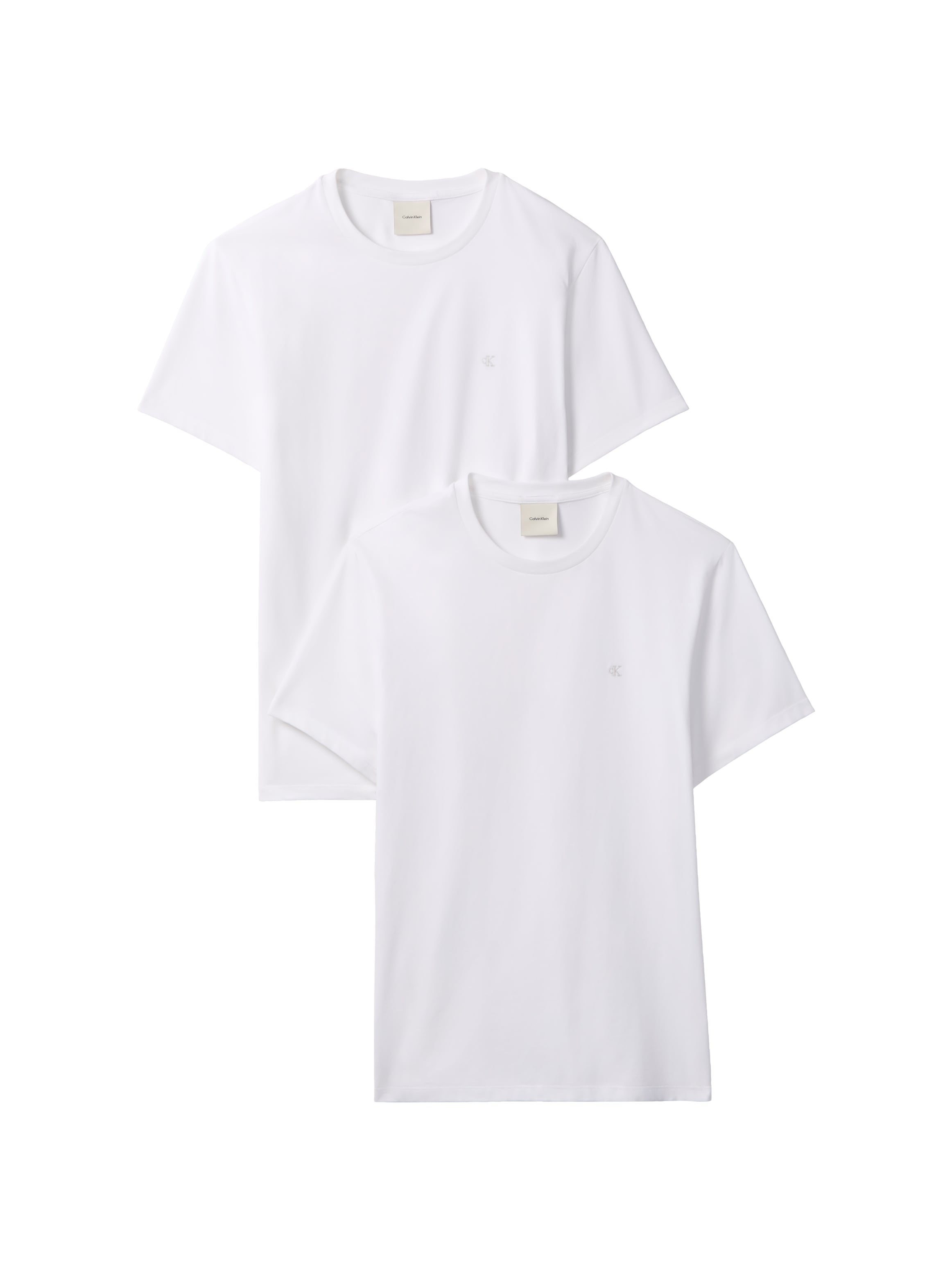 Calvin Klein Jeans T-Shirt »2 Pack SS STRETCH COTTON SLIM TEE« Packung, 2 Rundhalsausschnitt, slim fit