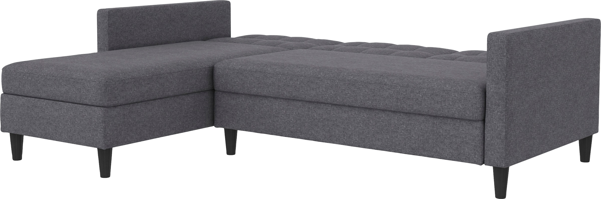 Dorel Home Ecksofa »Hartford II«, mit Bettfunktion und Stauraum, Recamiere beidseitig montierbar
