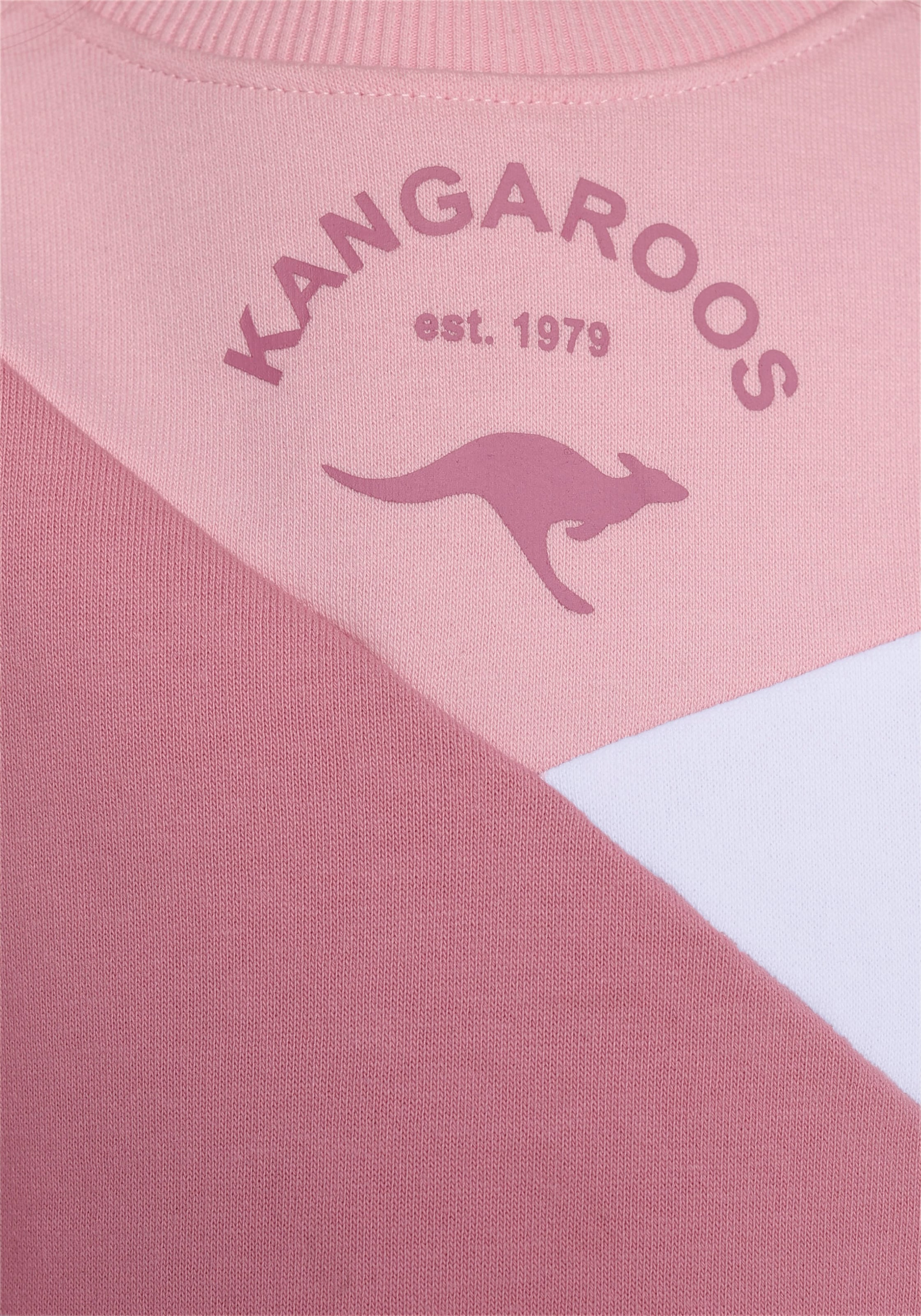 KangaROOS Sweatshirt »Kleine Mädchen«, Langarm, hüftlang, lockere Passform, mit Logodruck
