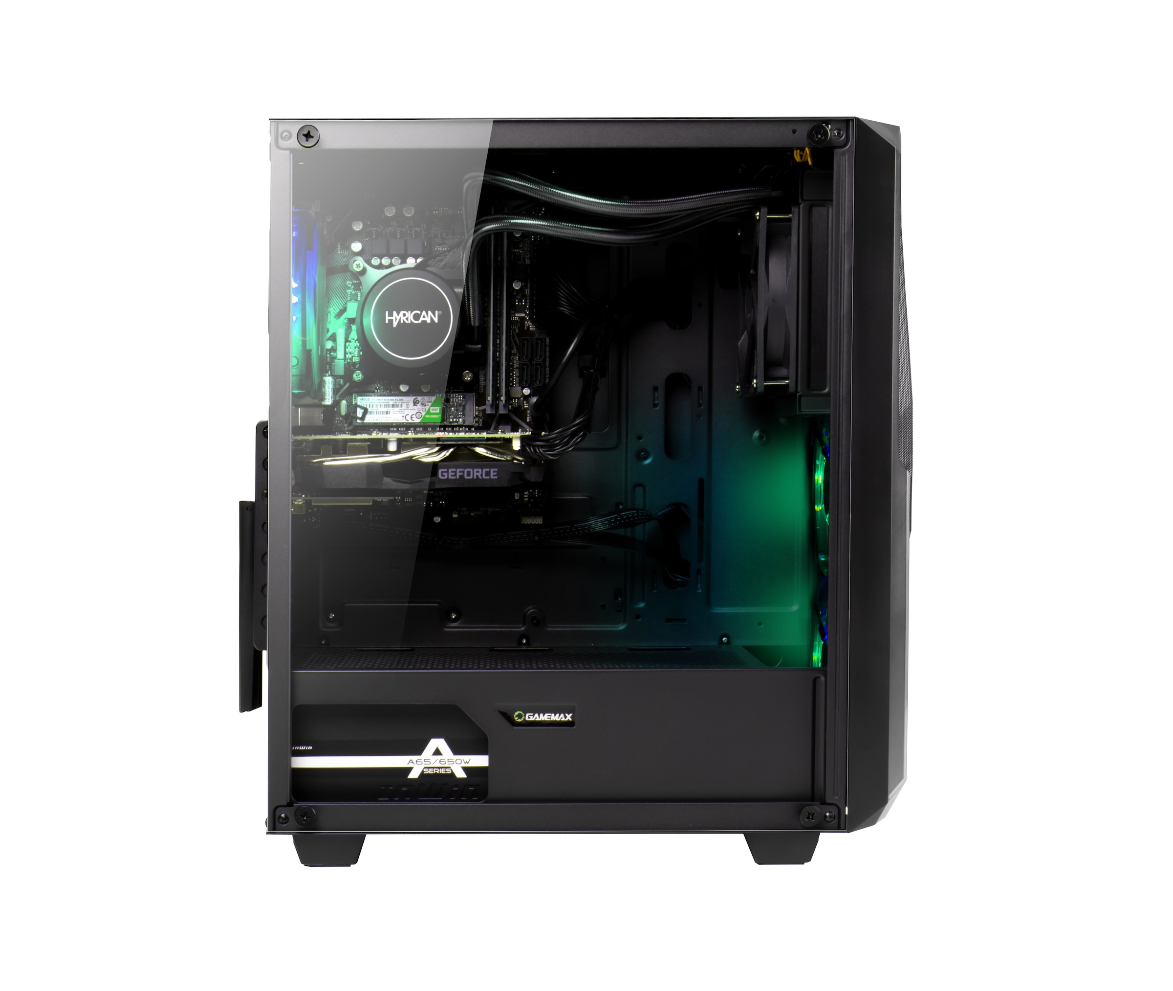 Hyrican Gaming-PC-Komplettsystem »Striker SET2465«, (Gen4 SSD, DDR5-RAM), Windows 11,inklusive 32" Curved Monitor Philips 32M1C5500VL