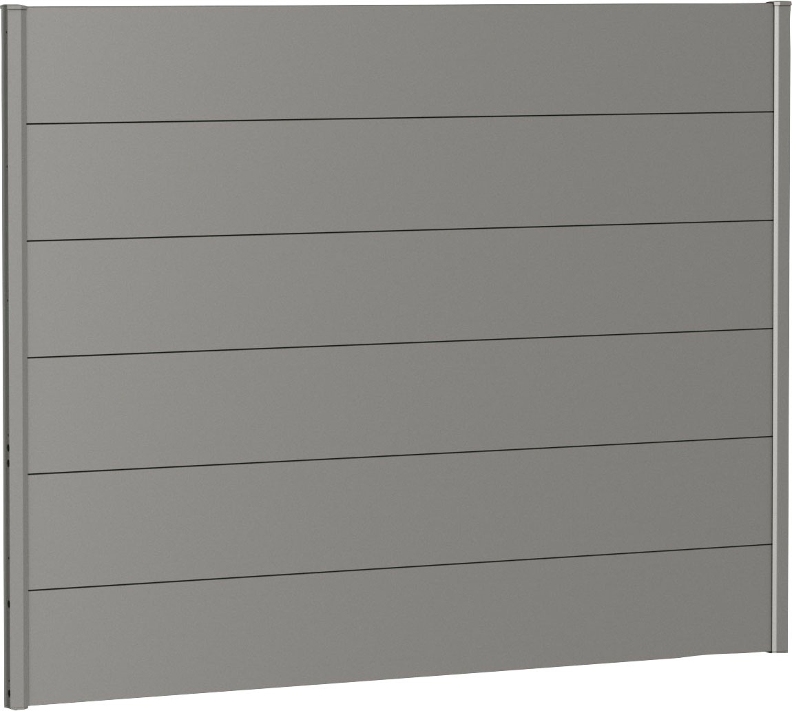 Bild von Biohort Sichtschutzelement, 6 Metall-Paneele und 2 Führungsschienen, LxH: 180x137 cm