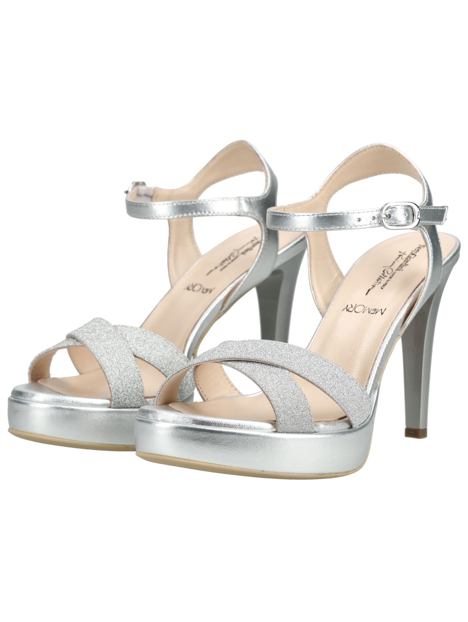 Nero Giardini High-Heel-Sandalette »Nero Giardini Sandalen Leder/Textil«