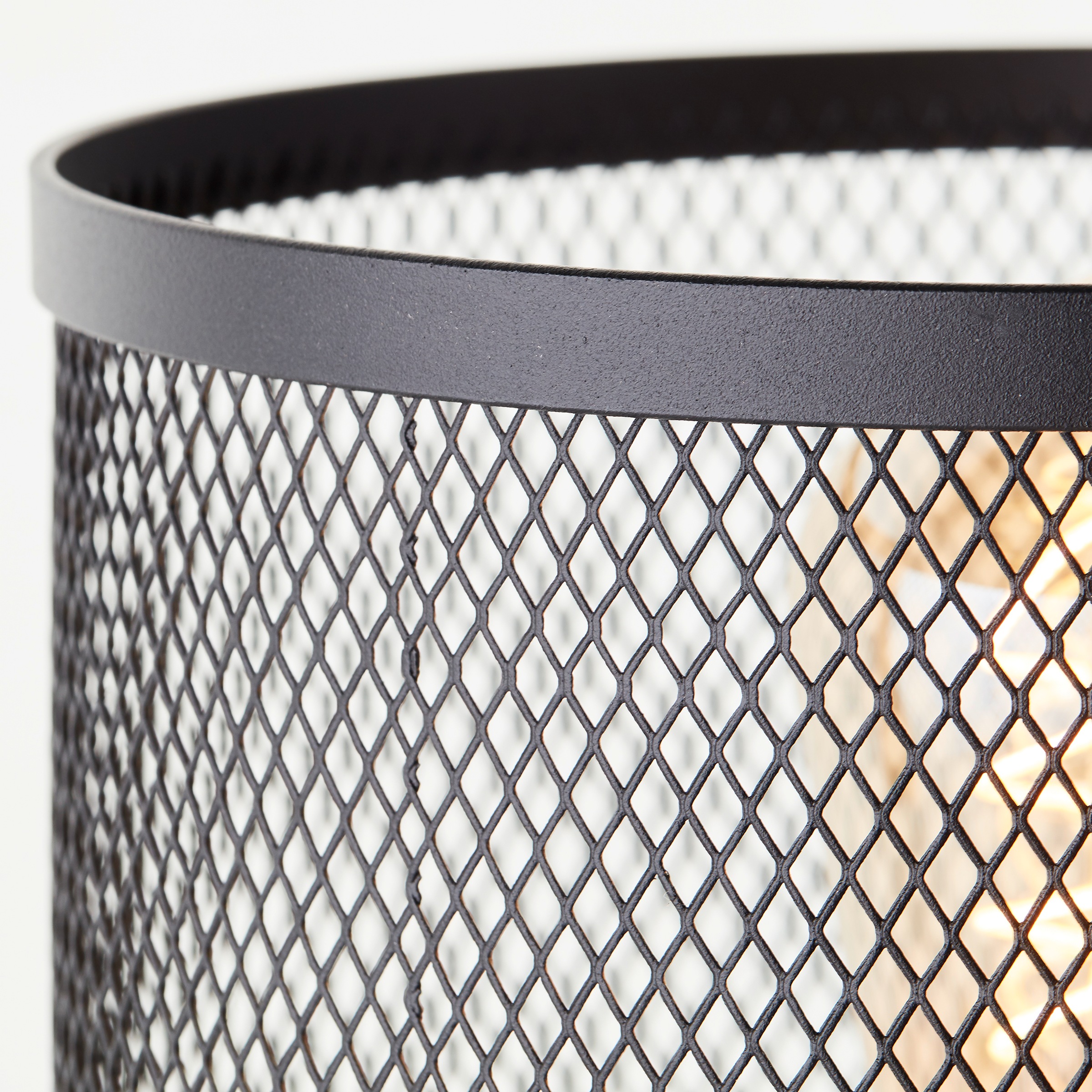 Brilliant Tischleuchte »Maze«, 1 flammig, Leuchtmittel E27 | ohne Leuchtmittel, 46 x 20 cm, E27, Metall, schwarz korund