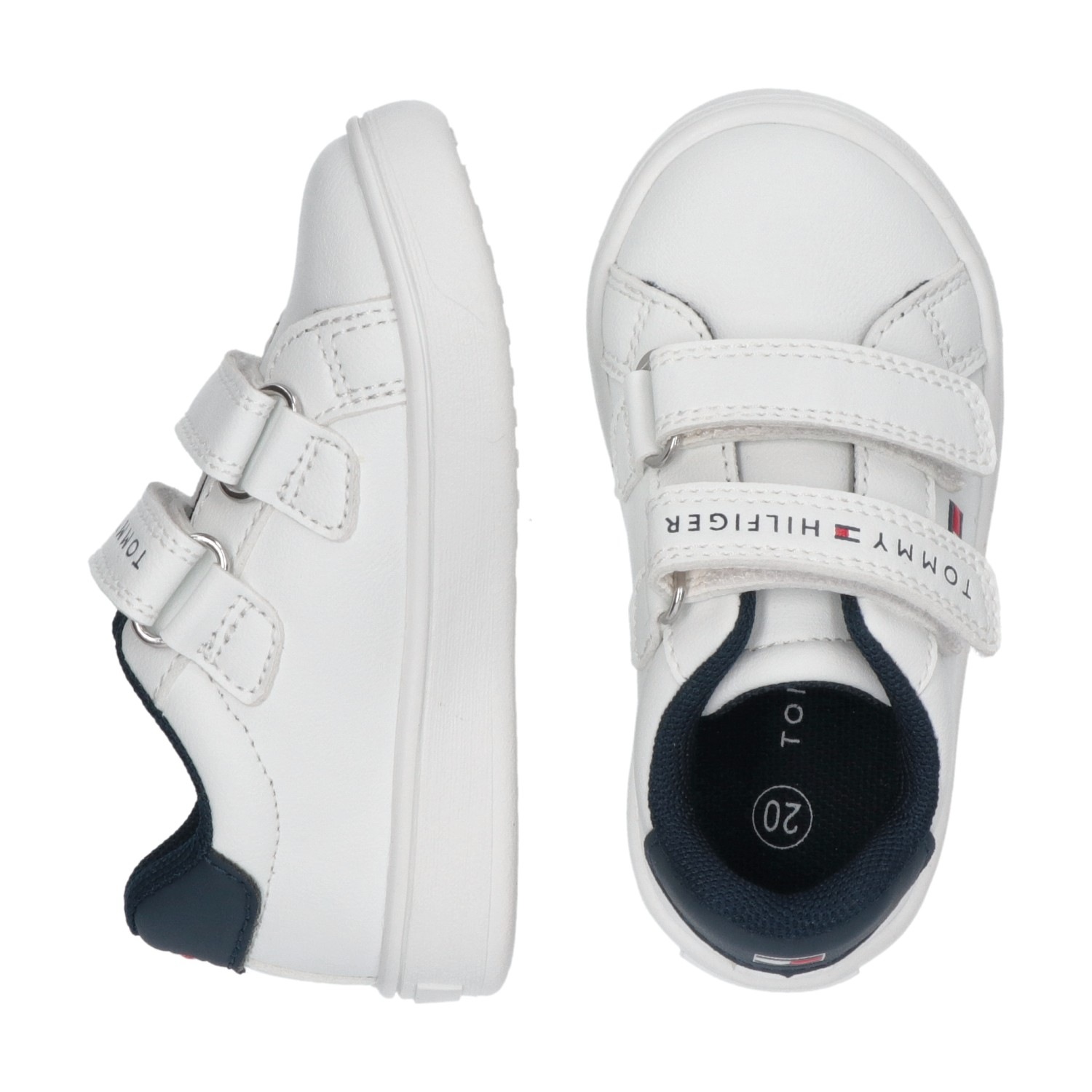 Tommy Hilfiger Sneaker, Klettschuh, Freizeitschuh mit Logoverzierung