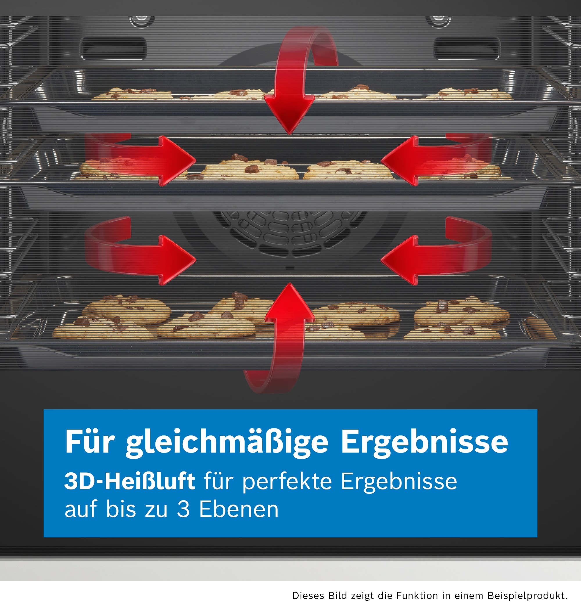 BOSCH Pyrolyse Backofen Serie 4 »HBA272BB3« mit Teleskopauszug nachrüstbar Air Fry für knusprige Lebensmittel & automatische Selbstreinigung
