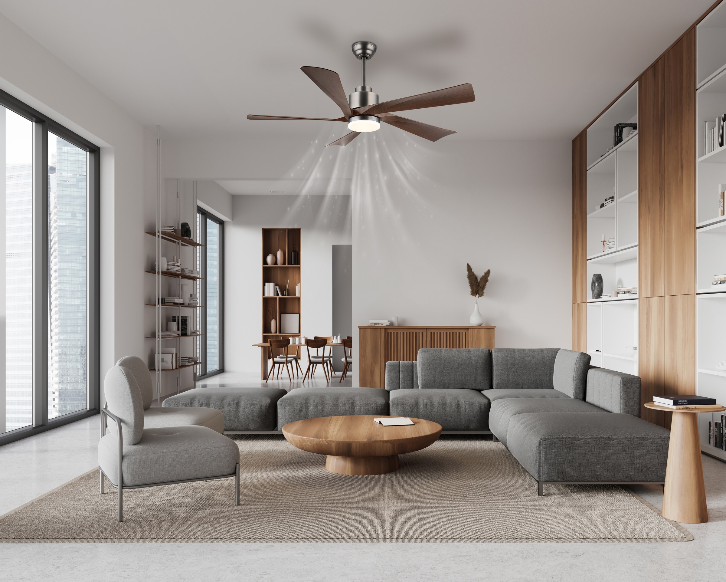 GLOBO LIGHTING Deckenleuchte »MODESTO« LED-Modul 1 Stk. warmweiß - kaltweiß günstig online kaufen