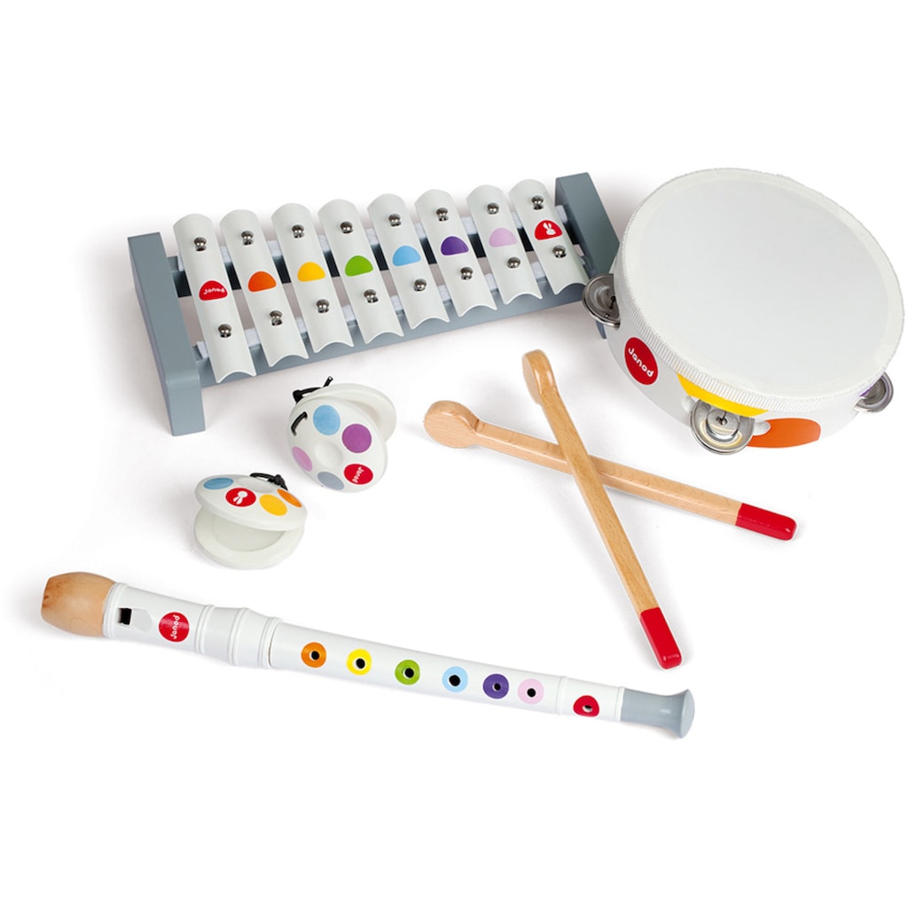 Janod Spielzeug-Musikinstrument »Konfetti«, (Set, 4 tlg.)