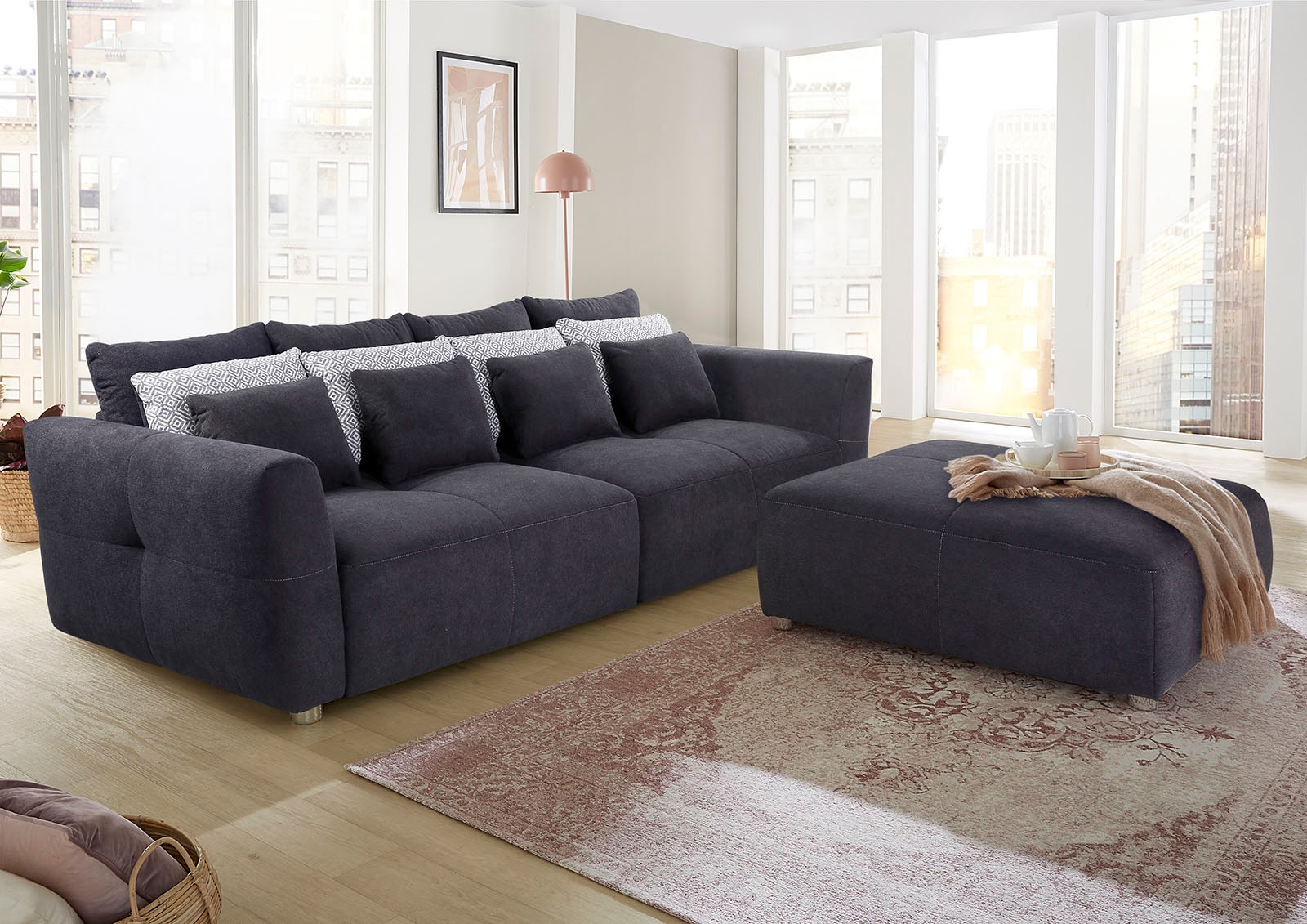 Jockenhöfer Gruppe Big-Sofa »Gulliver«, mit Federkernpolsterung für  kuscheligen, angenehmen Sitzkomfort auf Rechnung bestellen