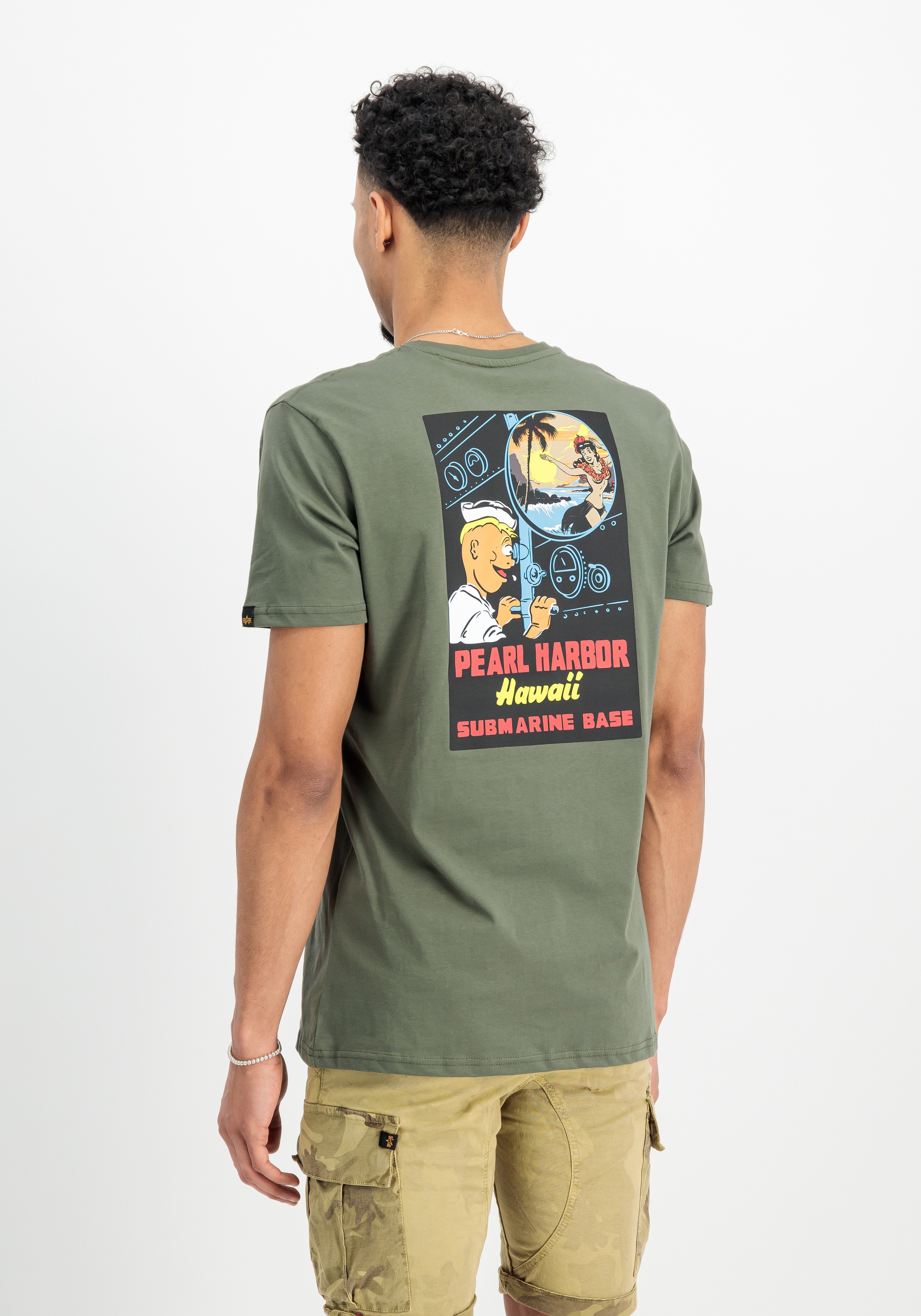 Alpha Industries T-Shirt »Alpha Industries Men - T-Shirts Pearl Harbor T Back Print«
