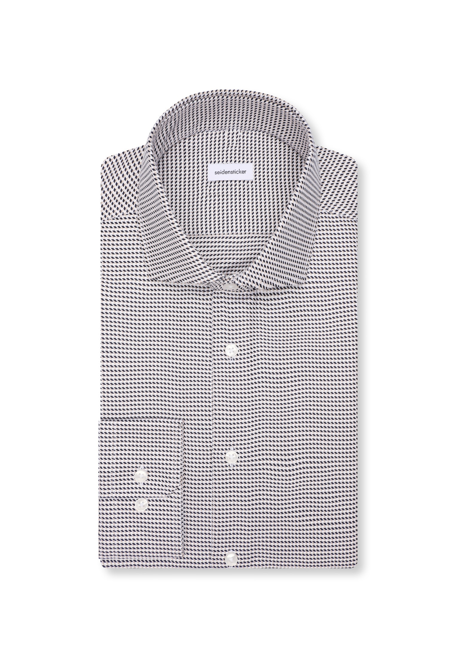 seidensticker Businesshemd »Schwarze Rose« Regular 1/1 Kentkragen Pepita