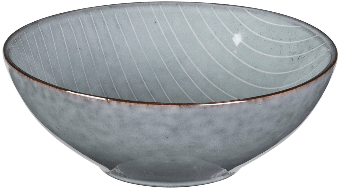 Broste Copenhagen Geschirr-Set »Nordic Sea, inklusive Geschirrtuch Set«, (Set, 13 tlg.), Beliebte Geschirr Sets Exclusiv mit Geschenk