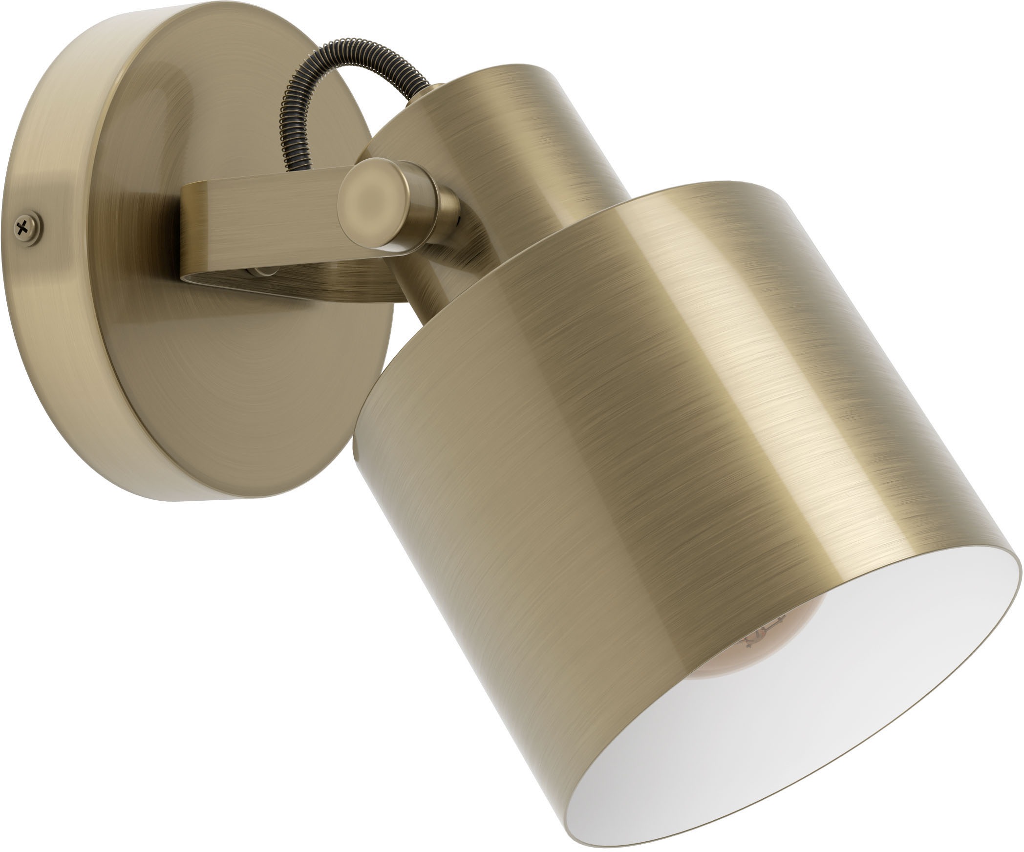 EGLO Deckenspot »SOUTHERY«, Leuchtmittel E27 | Leuchtmittel wechselbar-ohne Leuchtmittel, Deckenspot in gold und weiß aus Stahl - exkl. E27 - 40W