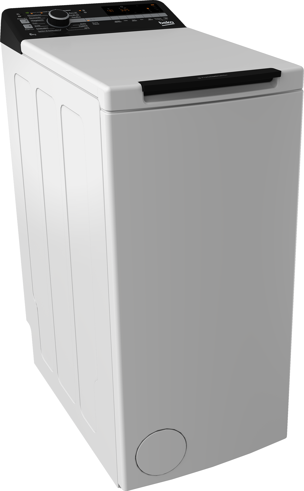 BEKO Waschmaschine Toplader »BTLO6AE8BBM« 6 kg 1200 U/min Multifunktionsdisplay