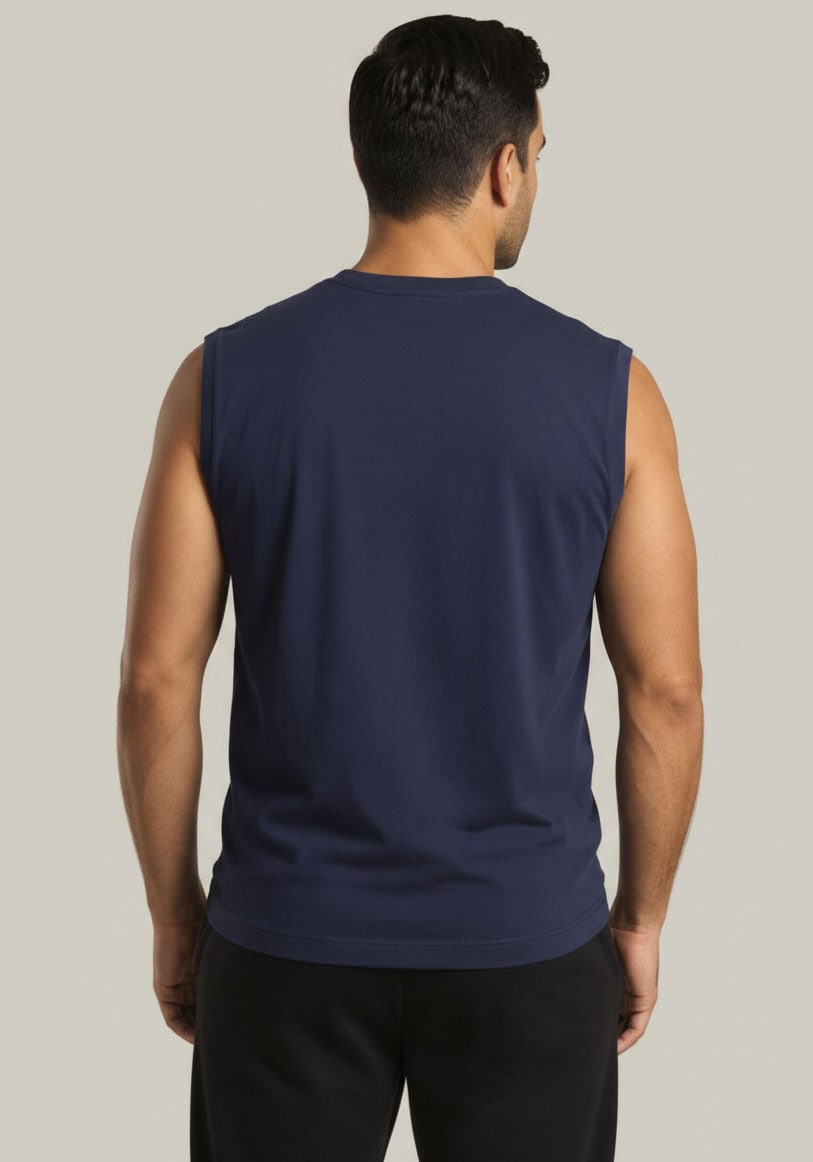 Man's World Plus Muscleshirt »auch in Grosse Größen bis Gr. 7XL Bauch-Fit« 2er-Pack,  Regular Fit, Rundhalsausschnitt, Rippbündchen am Rumpfabschluss